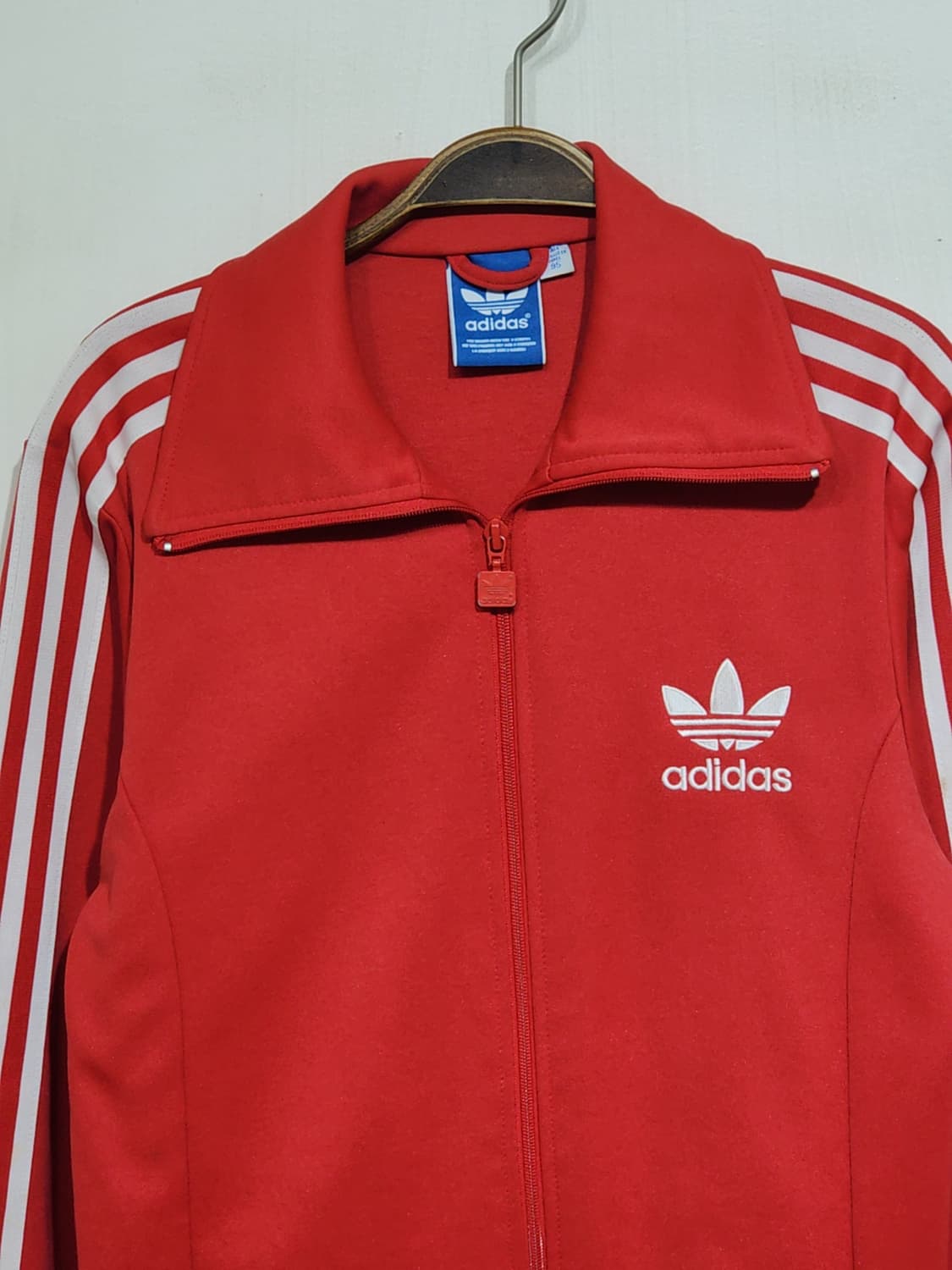 (95) 아디다스 유로파 져지 빨흰 트랙자켓 불꽃 츄리닝  상품이미지2