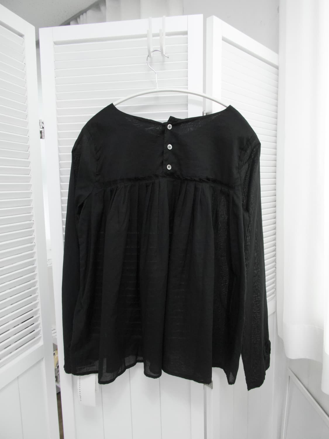 수나오 쿠와하라 아플리케 블라우스 상품이미지5