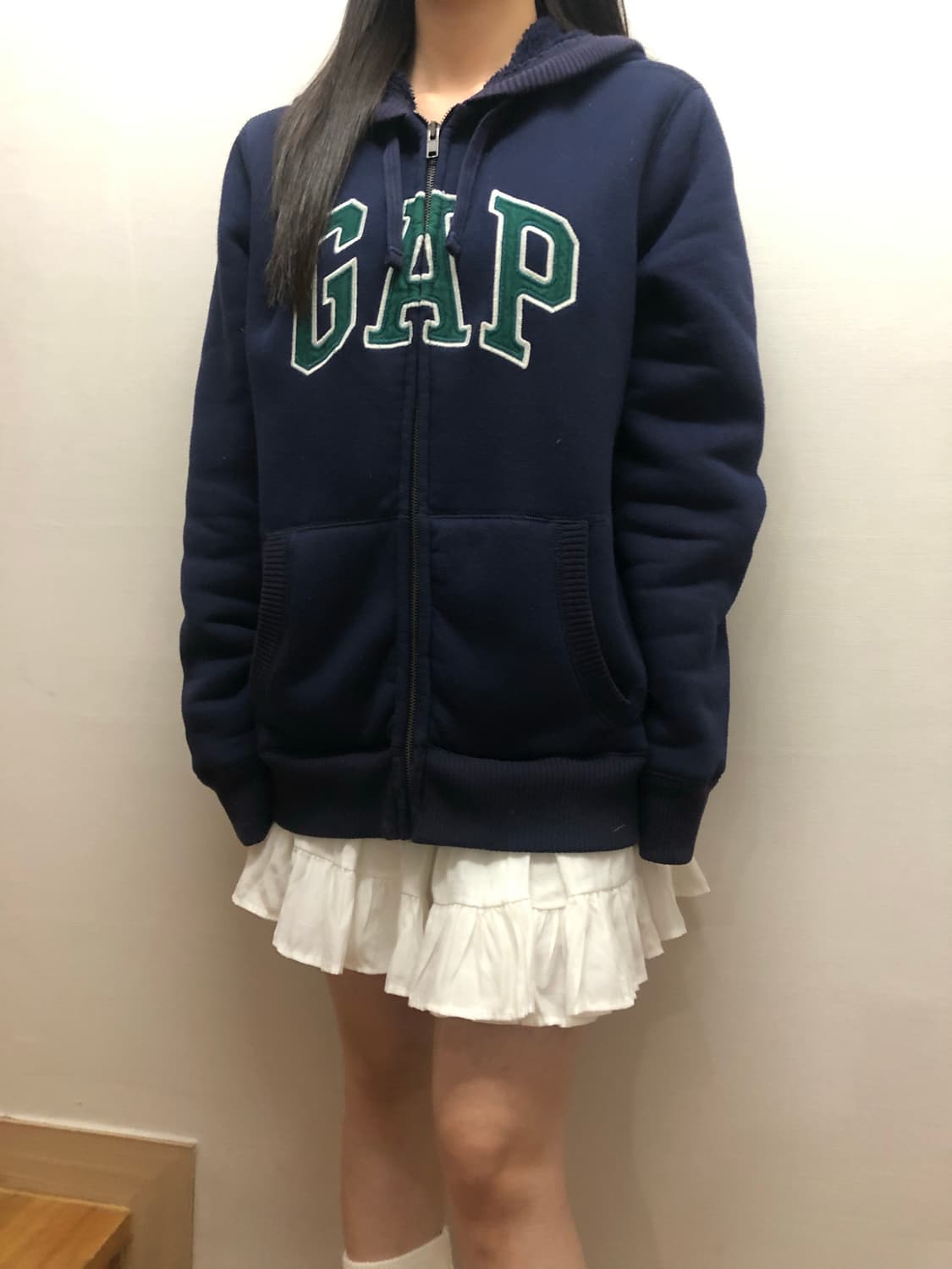 빈티지 갭 네이비 후드집업 상품이미지9