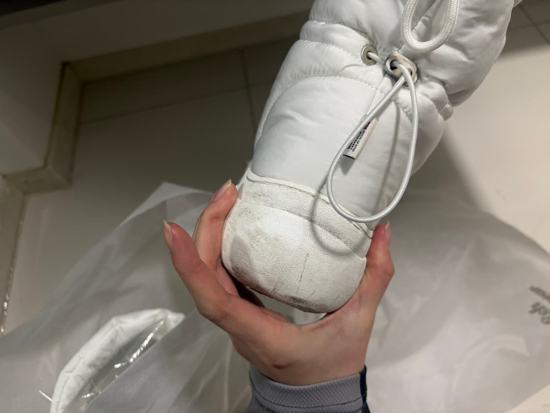 (W) 락피쉬웨더웨어 헤이든 미들 퍼프 패딩 부츠 화이트 (250) 상품이미지9