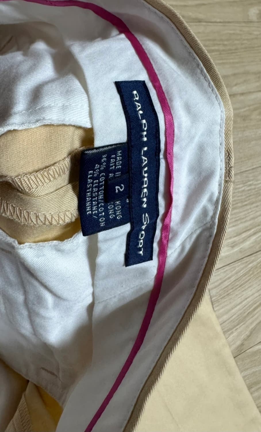 랄프로렌 베이지 면바지 상품이미지2