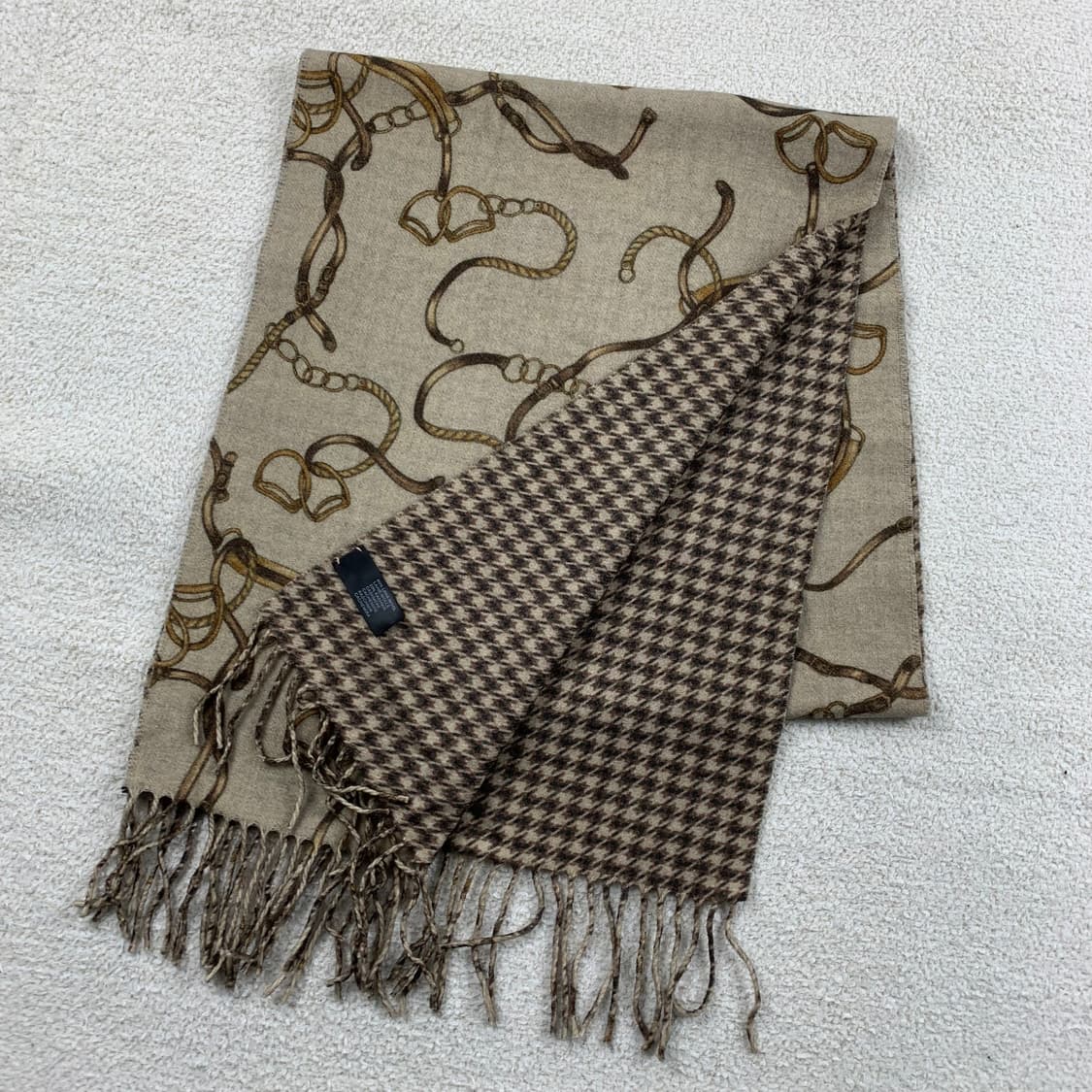 닥스 이태리제 하운드투스 투페이스 울 캐시미어 혼방 머플러 상품이미지2