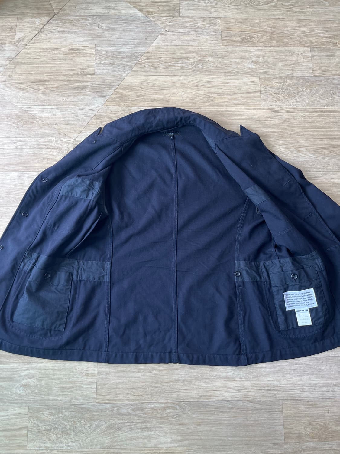 엔지니어드 가먼츠 베드포드자켓 유니폼 서지 울 다크네이비 s 상품이미지4