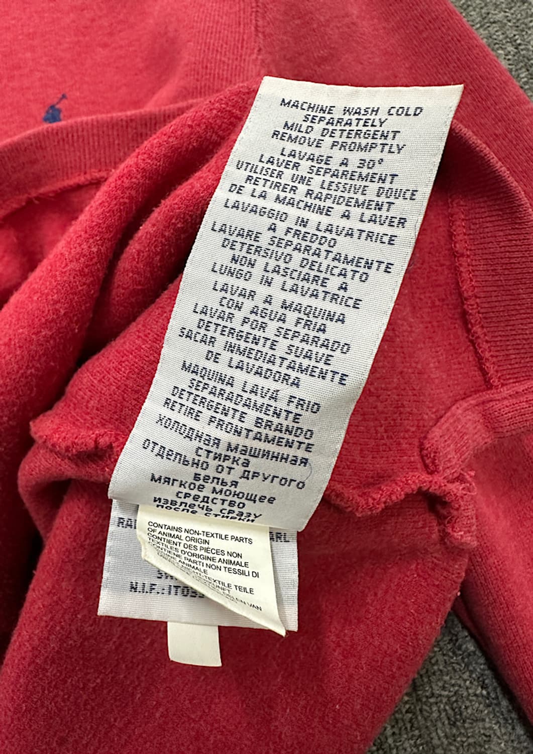 폴로 반집업 니트 XL  상품이미지4