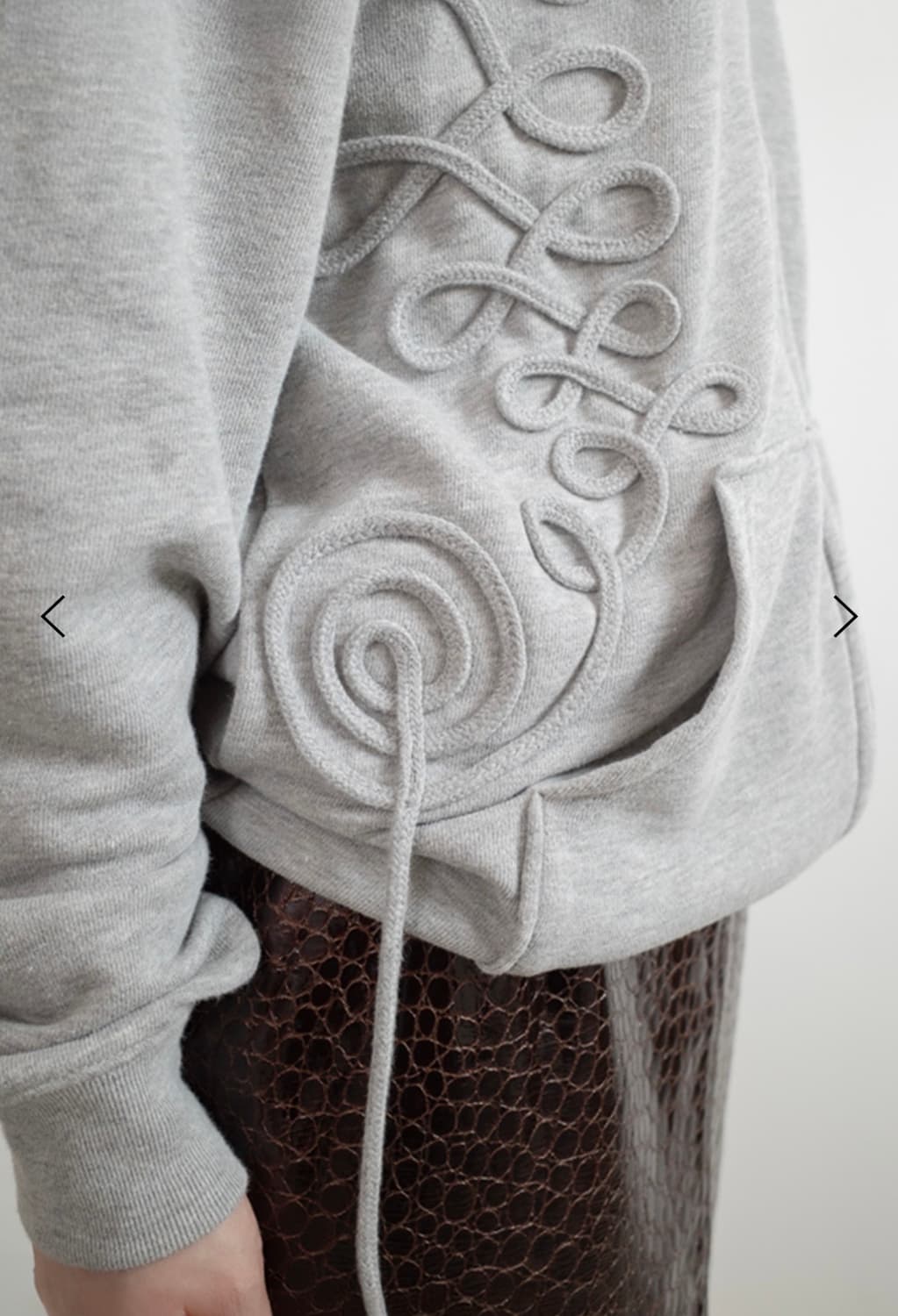 DOESNTMATTER 더즌매터 롱스트링 후디 XL 상품이미지4