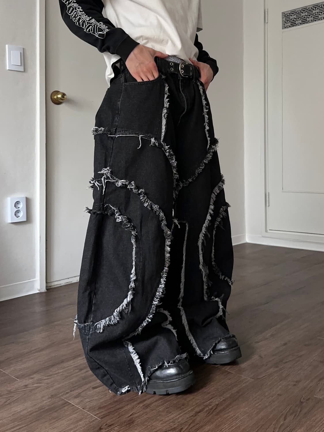 콜로서스 오버 디스트레스 와이드 진 상품이미지5