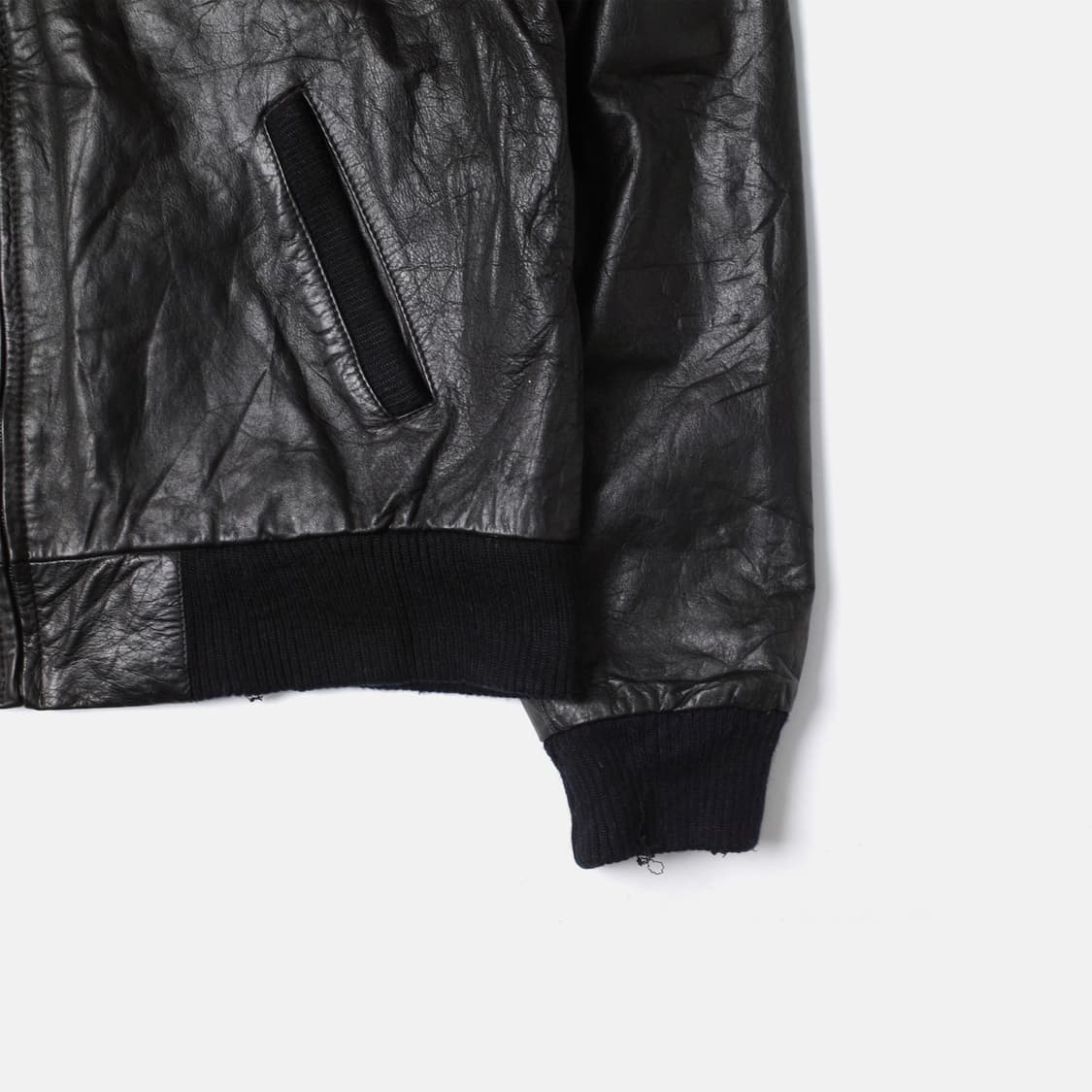 1980's Members Only Leather Racer Jacket 상품이미지2