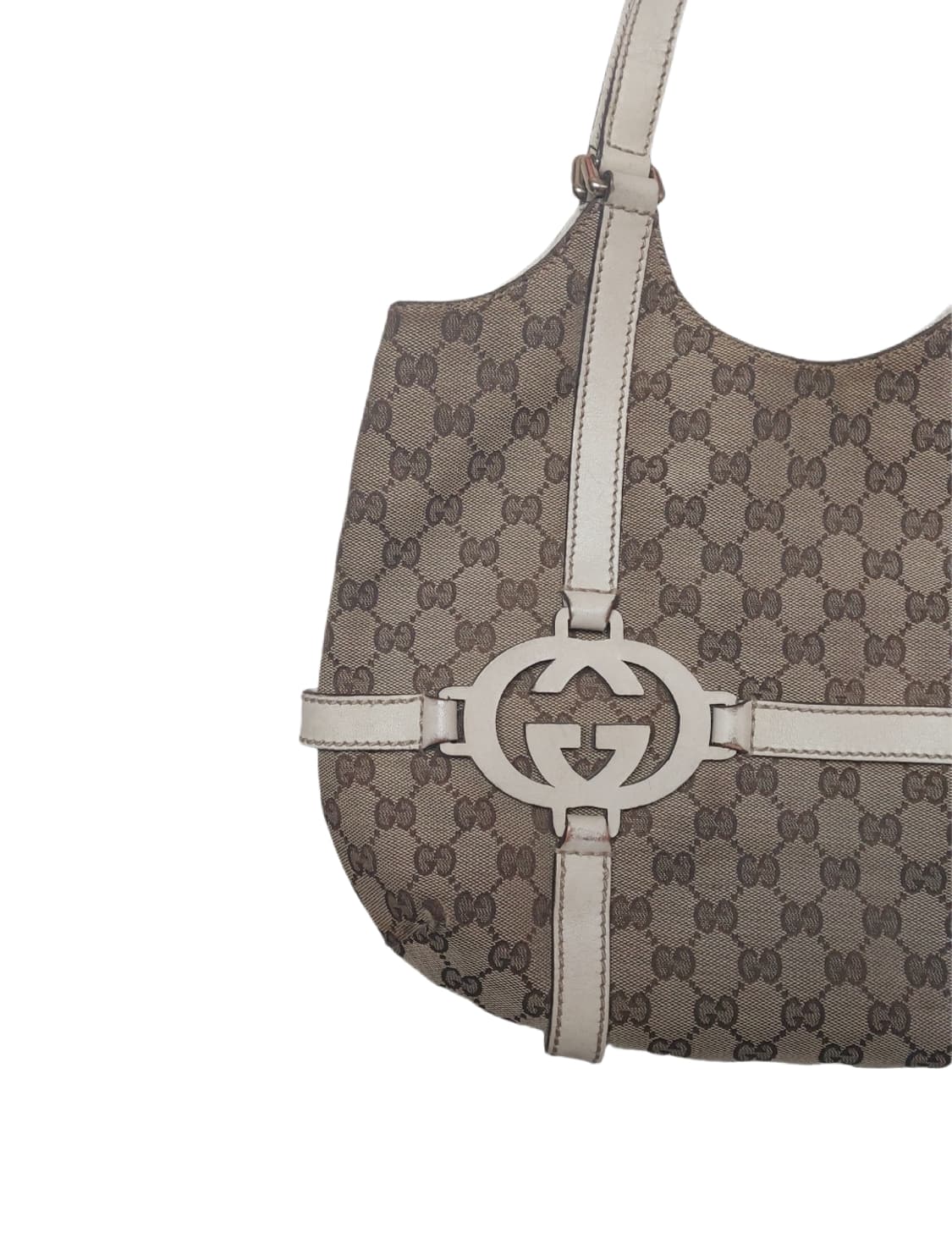 구찌 로얄 GG 캔버스 레더 호보백 (정품) 상품이미지2