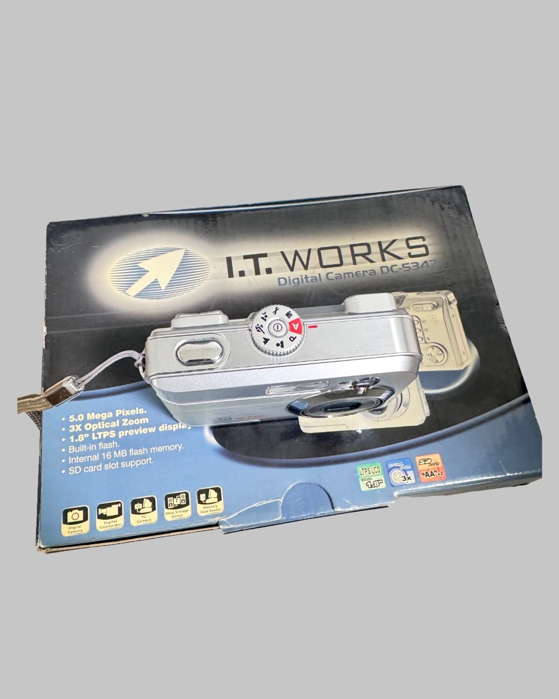 풀박,민트급) I.T WORKS 디지털카메라 DC-5347 상품이미지4