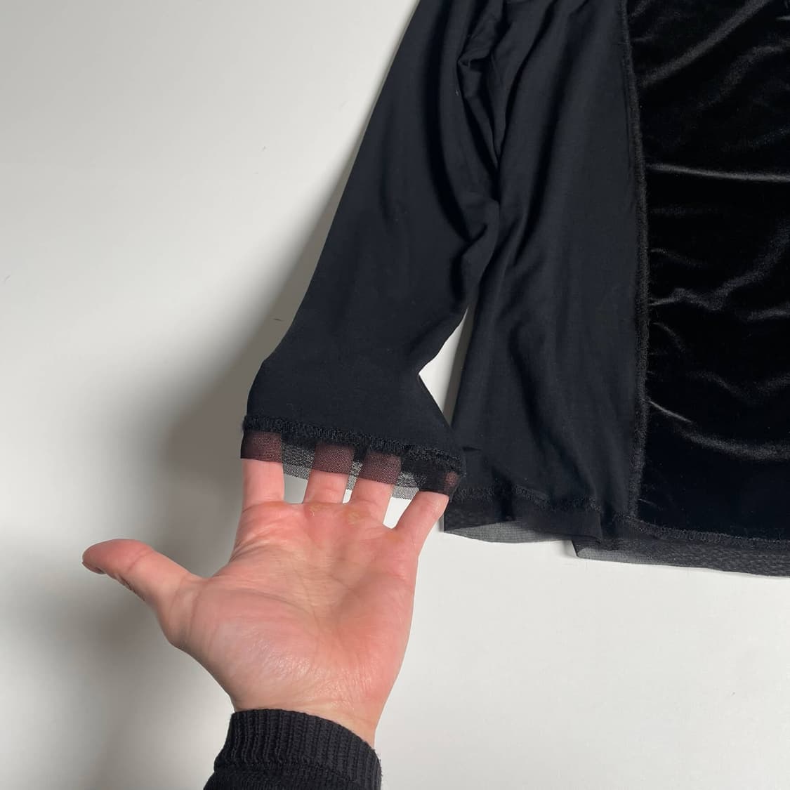 Roberto naldi 벨벳 도트 롱슬리브 (italy)   상품이미지6