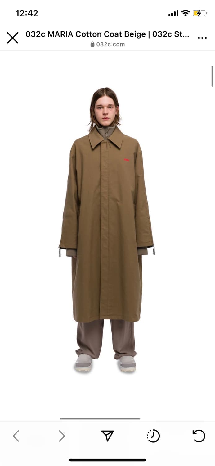 032c 코튼 코트 상품이미지1