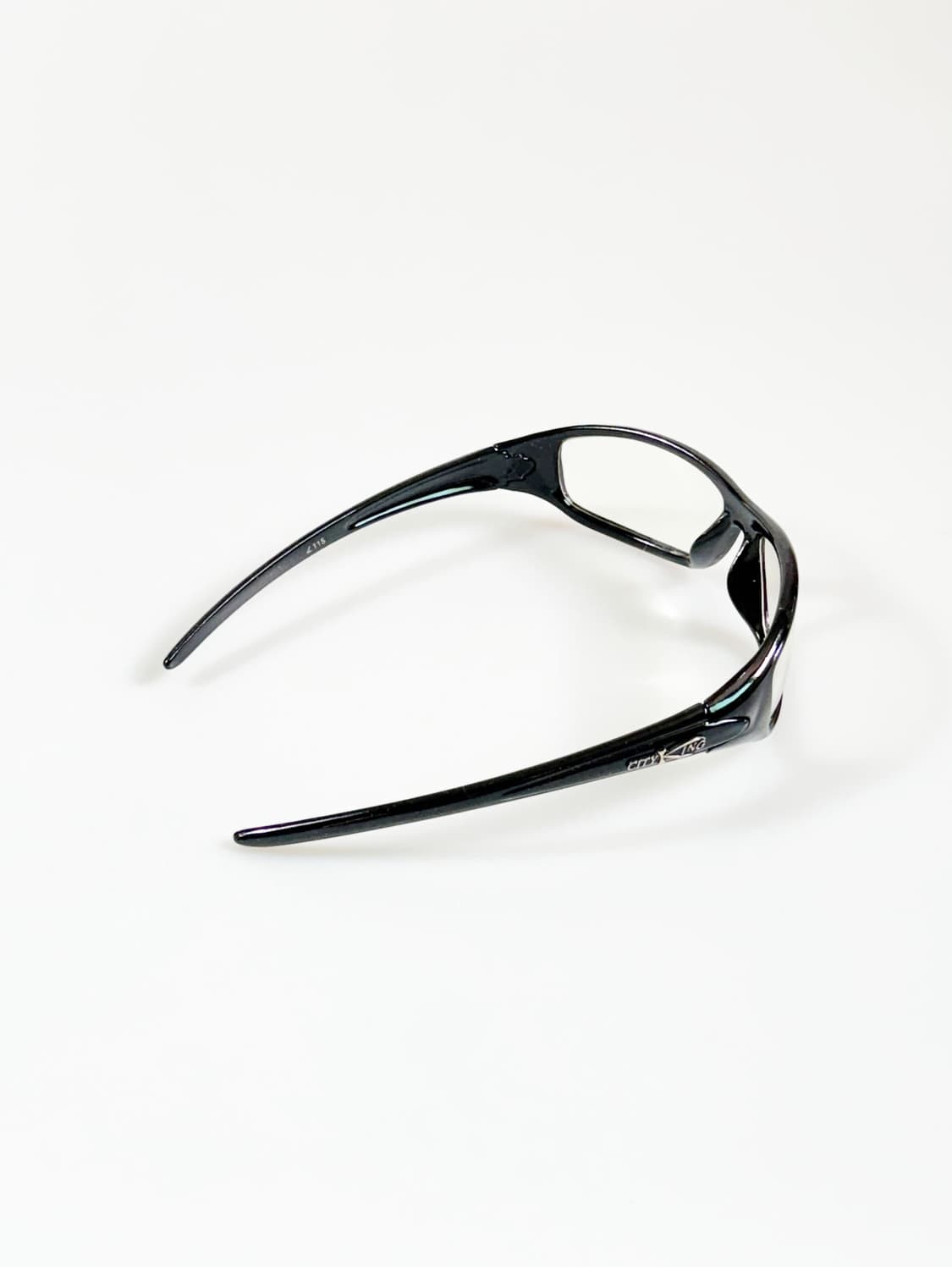 90s CITY KING 랩어라운드 투명 틴트 빈티지 선글라스 상품이미지4