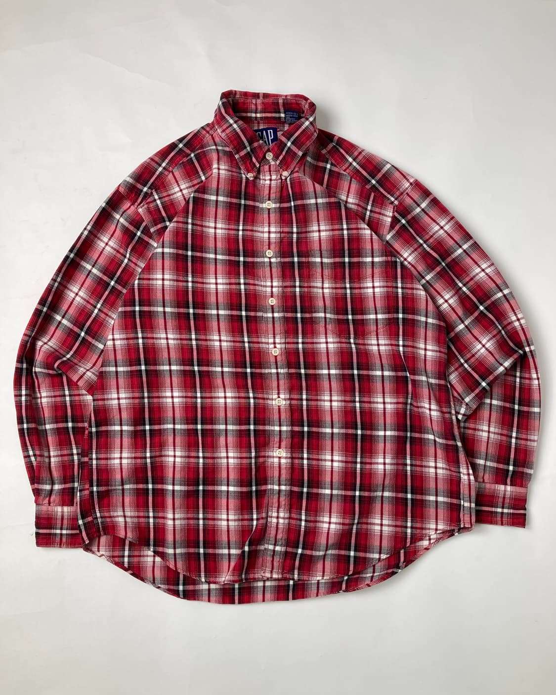 00s Gap Plaid Flannel Button Up Shirt 상품이미지1