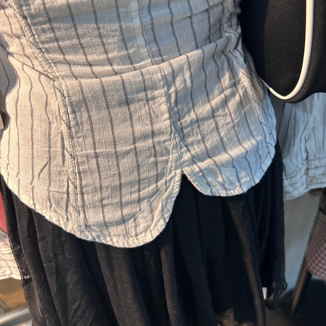 DIESEL Feminine Stripe Shirts 상품이미지5