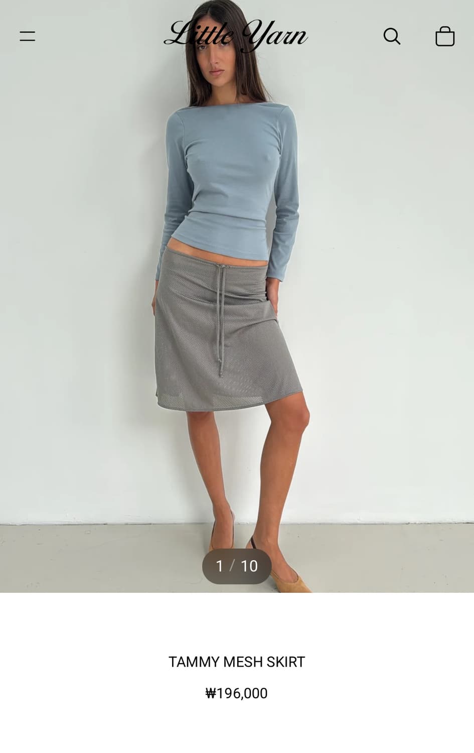 Little Yarn - tammy mesh skirt 상품이미지8