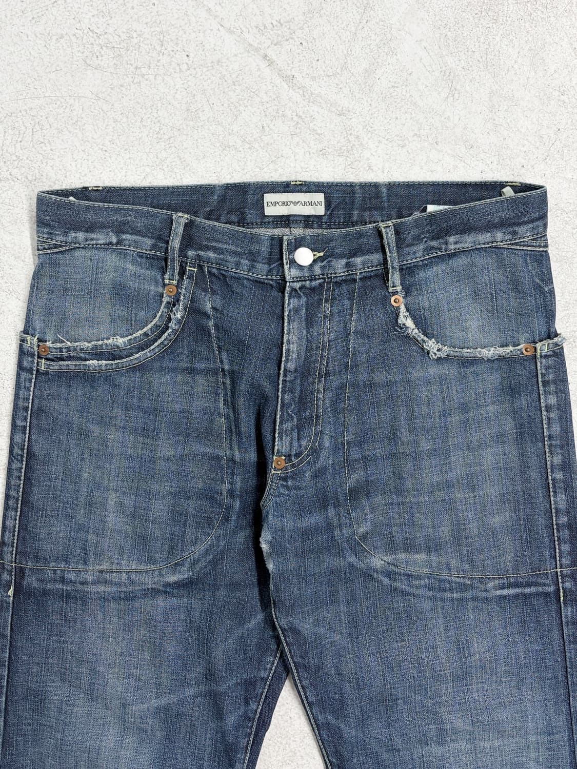 2000’s 엠포리오 아르마니 플레어 데님 팬츠 상품이미지7