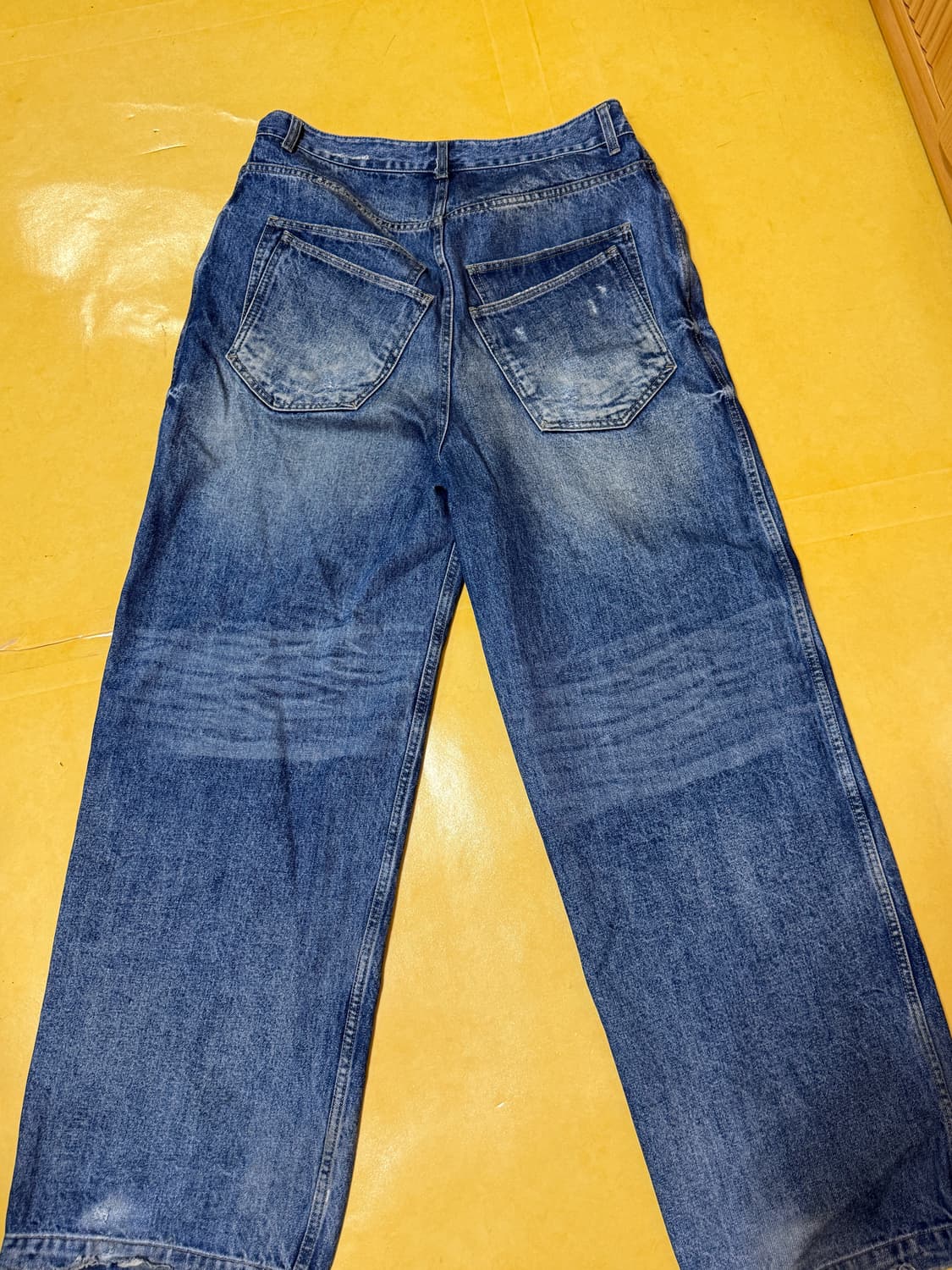 논노드 더블 포켓 재패니스 데님 미드 블루 상품이미지3