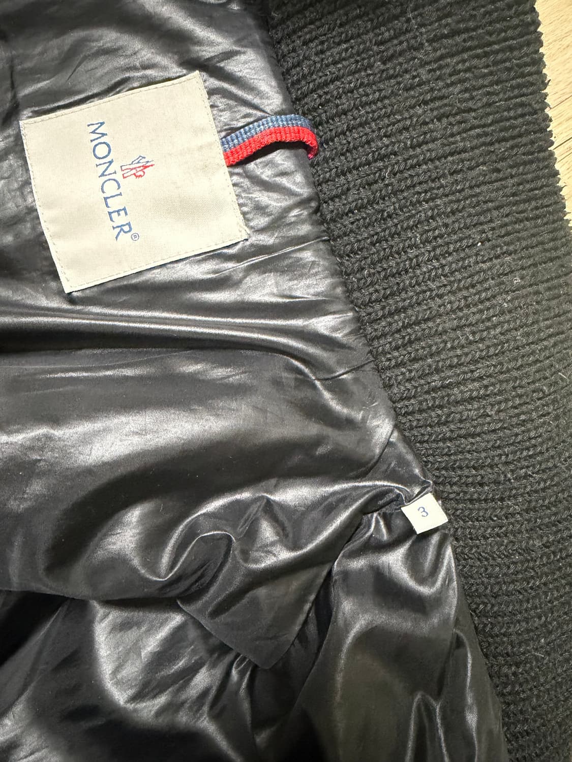 몽클레어 헤링본 다운 패딩 자켓 사이즈 3 상품이미지5