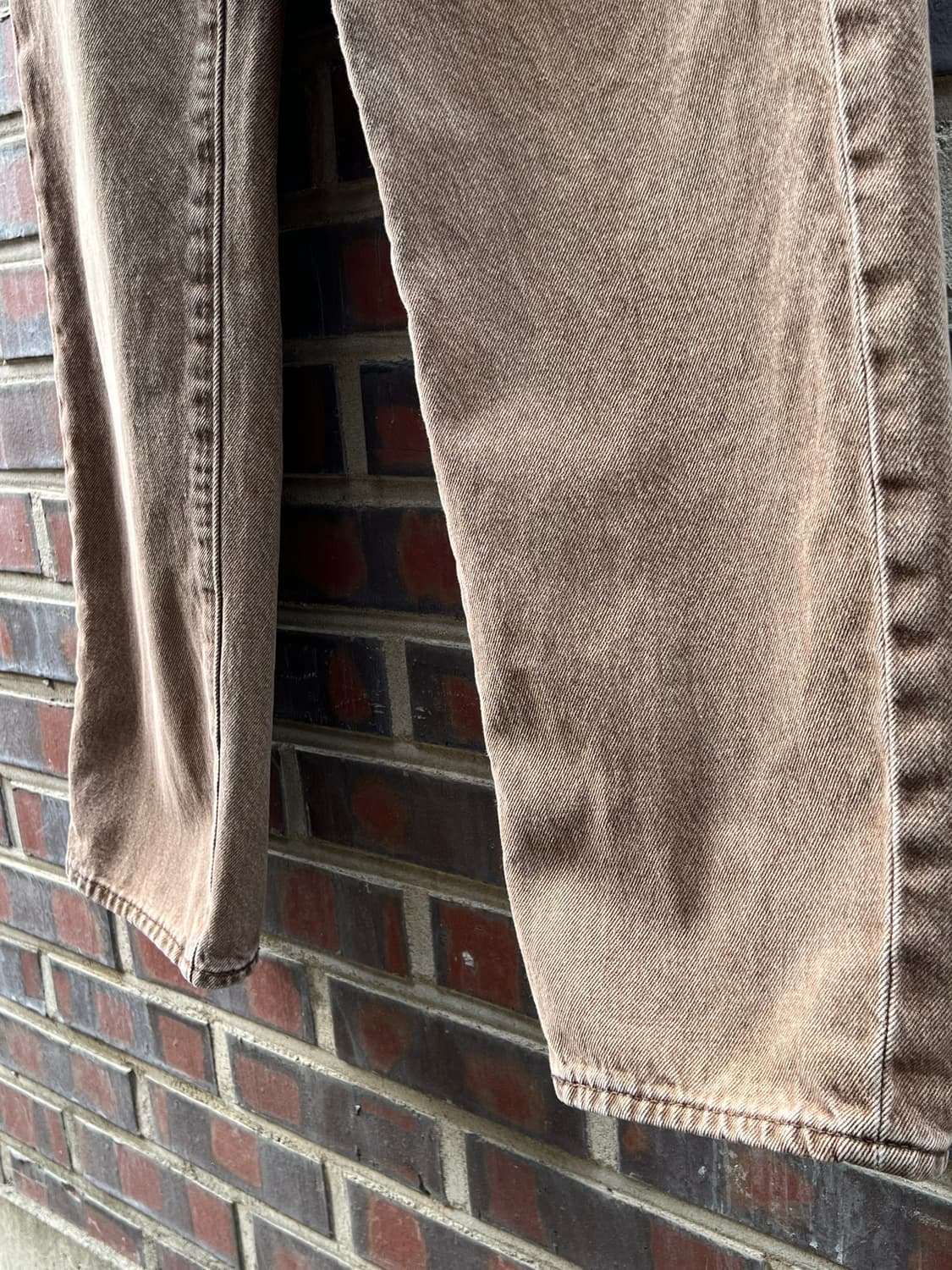 [30x32] 리바이스 프리미엄 568 브라운 루즈 데님 팬츠 상품이미지5