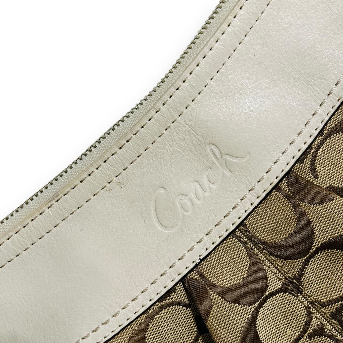 코치 모노그램 y2k 호보 빈티지 핸드 숄더백 상품이미지6