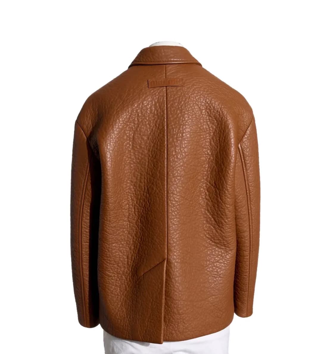 [38] 미우미우 나파 레더 자켓 블레이저 상품이미지2