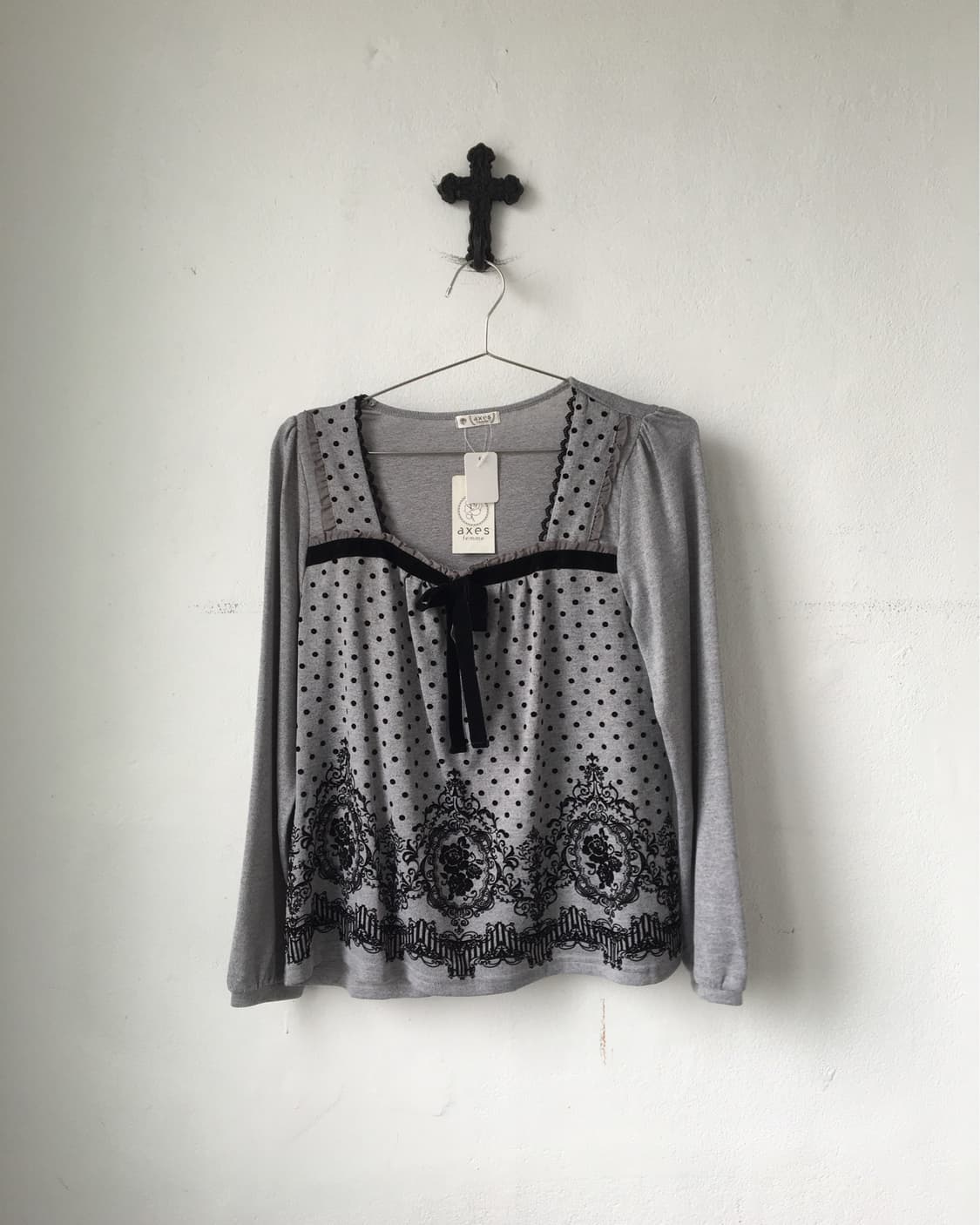 Axes femme pattern point sleeve 상품이미지1