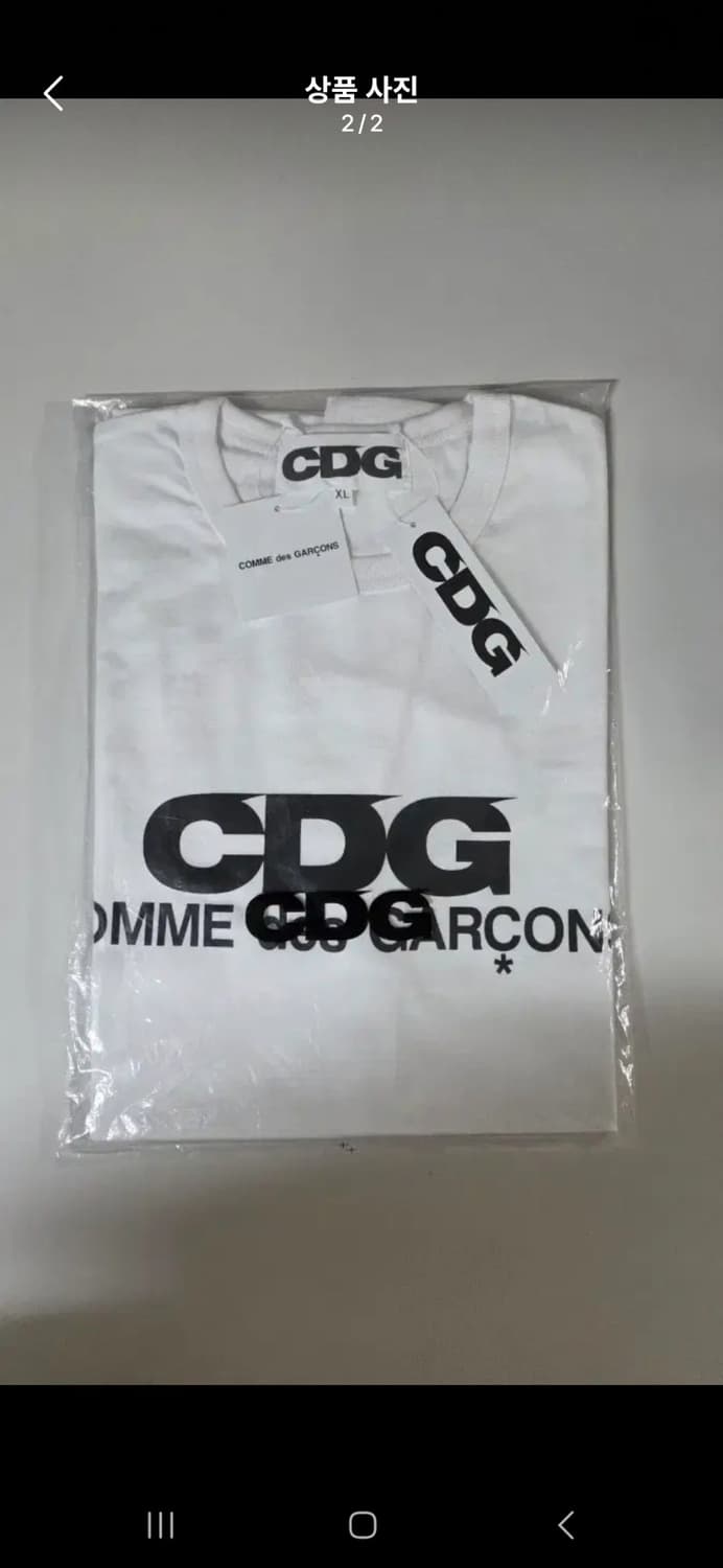 꼼데 CDG 반팔티 상품이미지2