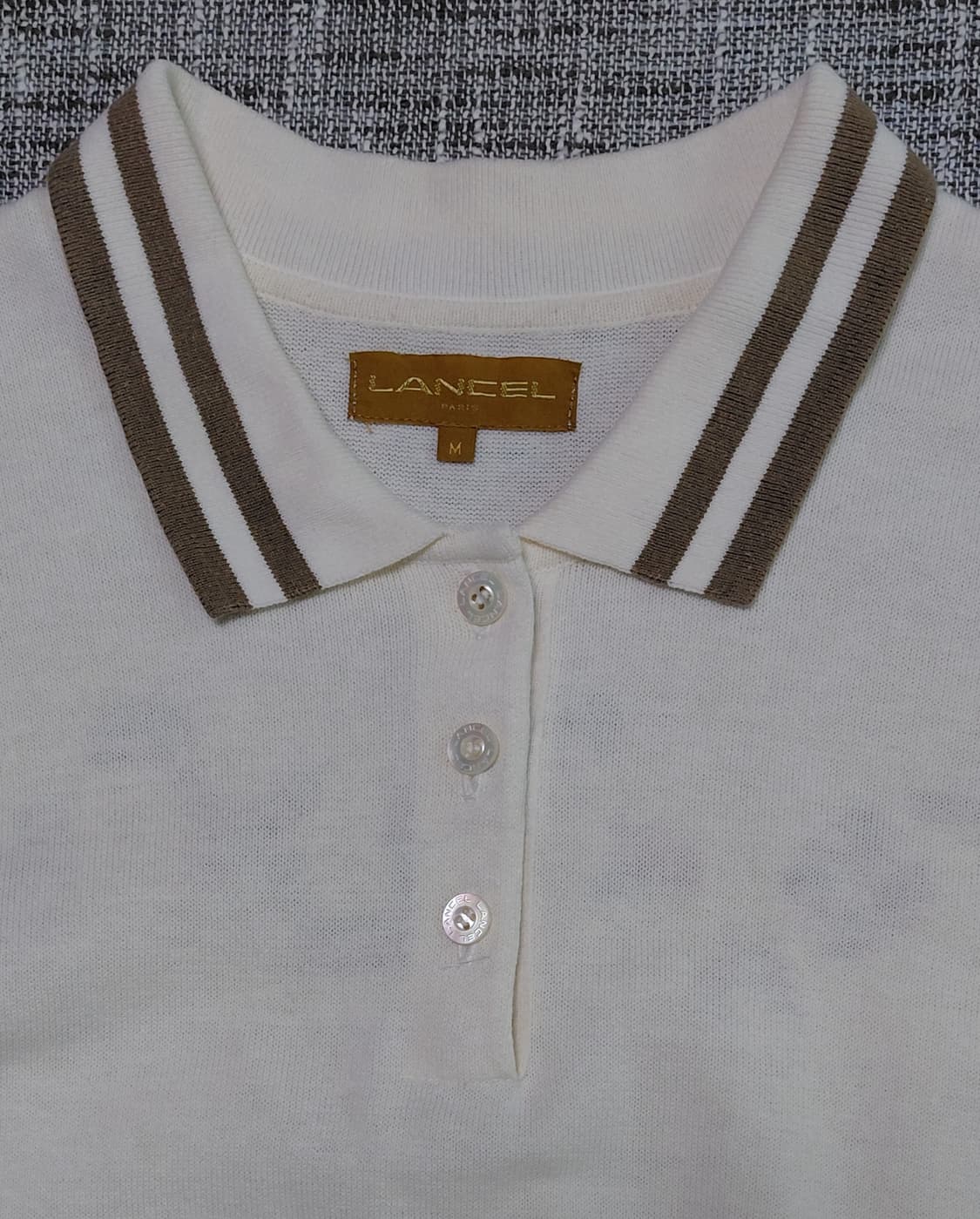 [M] 정품 LANCEL 란셀 올드스쿨 마린 니트 카라 원피스 상품이미지2
