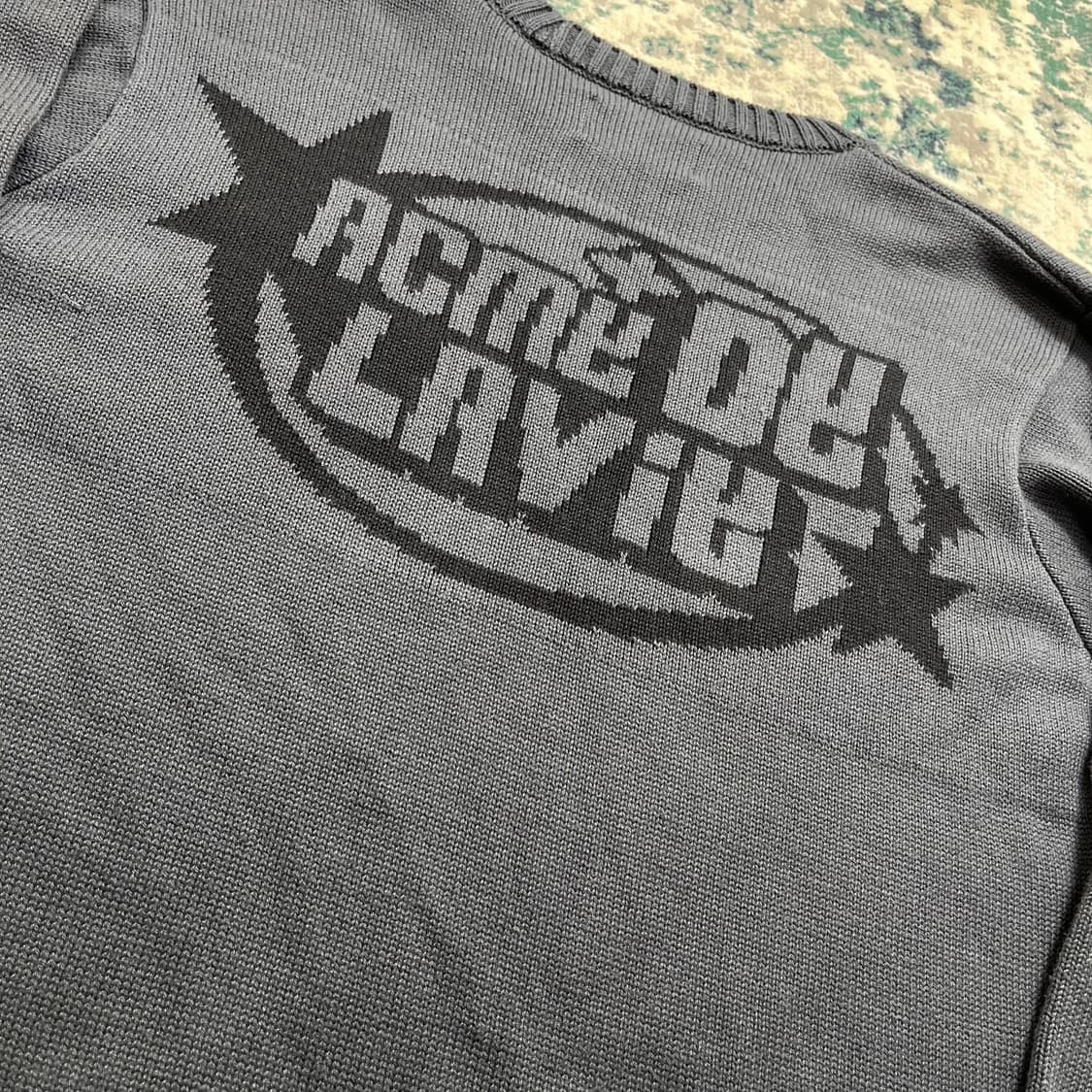 아크메드라비 Y2K STAR LOGO KNIT CHARCOAL (1) 상품이미지6