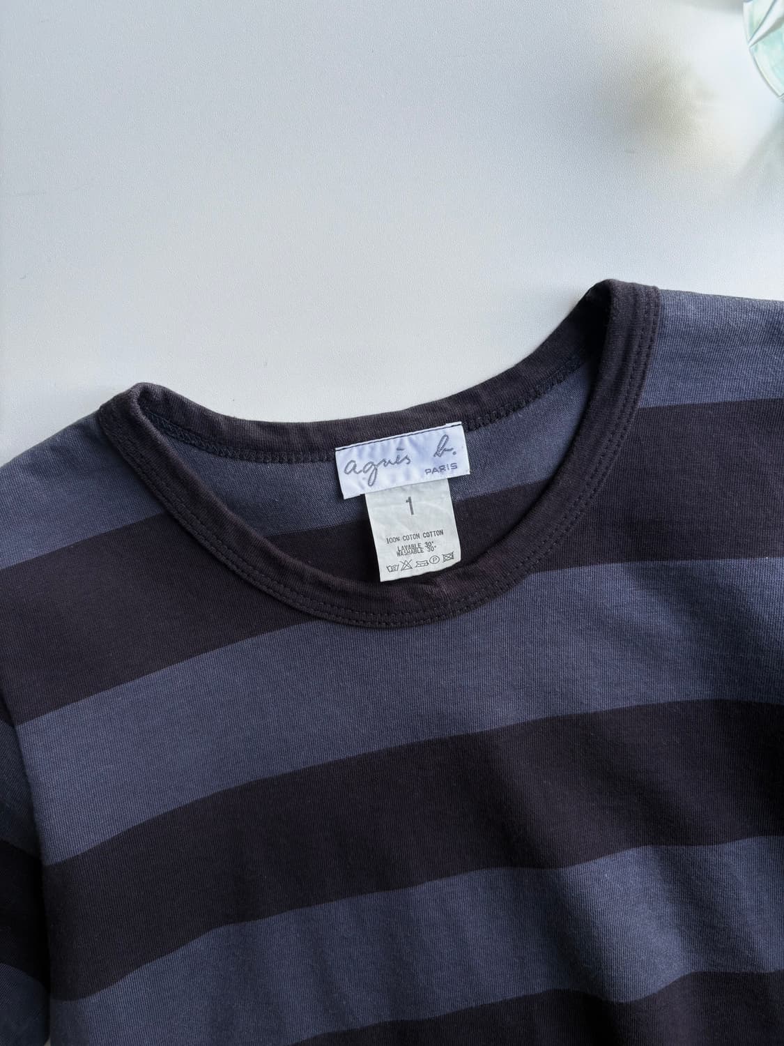 아네스베 파리 스트라이프 티셔츠 상품이미지4