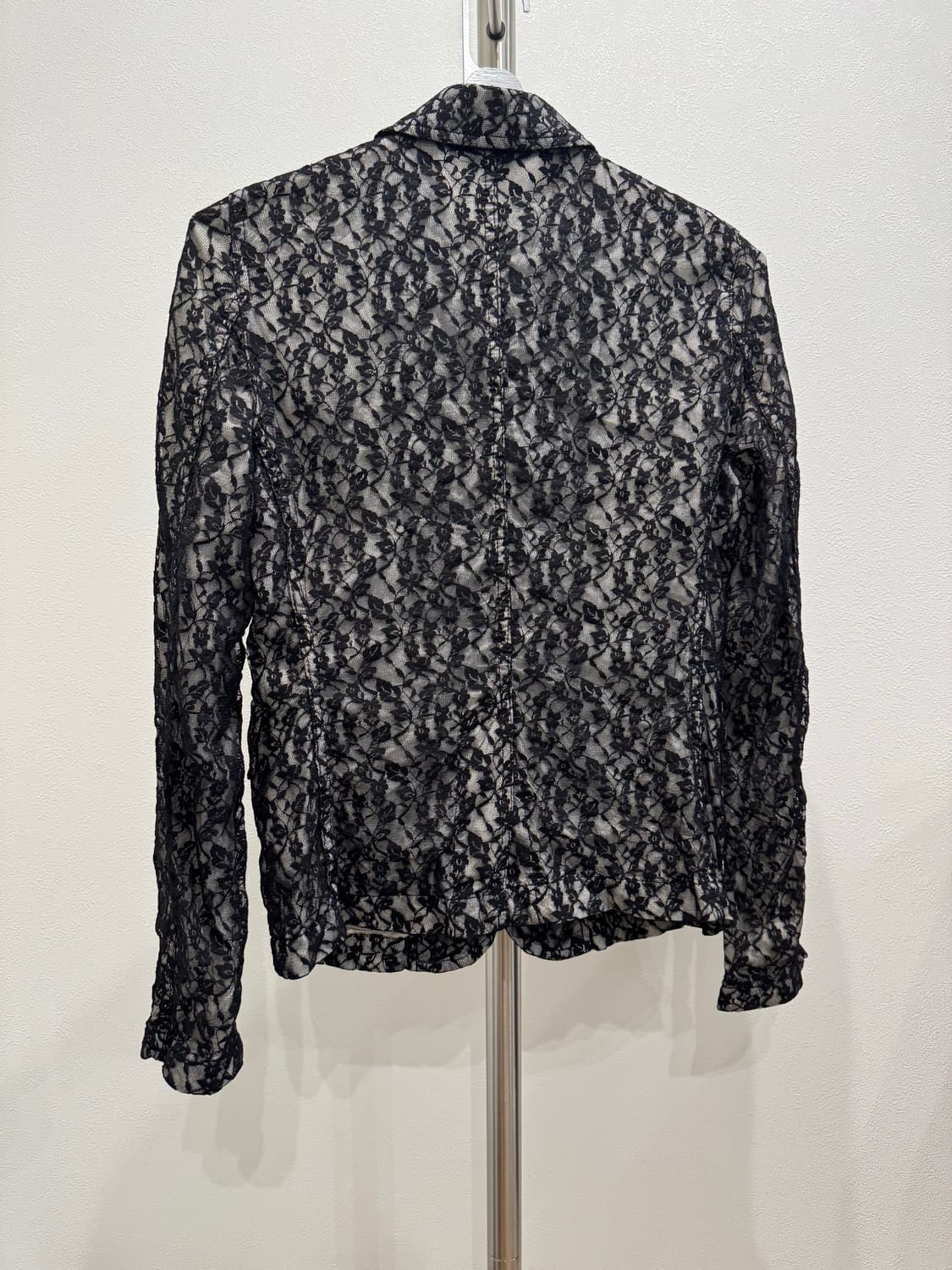 꼼데가르송 블랙 12aw 플로럴 자켓 상품이미지5