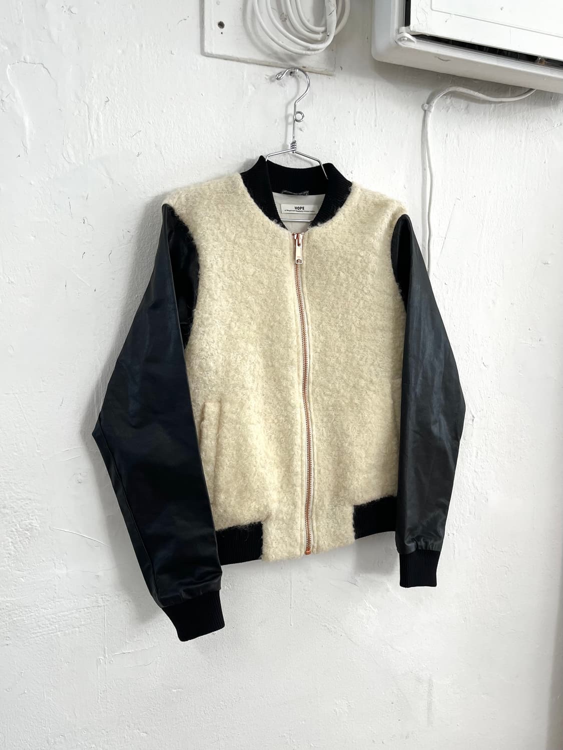 HOPE 호프 울 레더 봄버자켓 상품이미지3