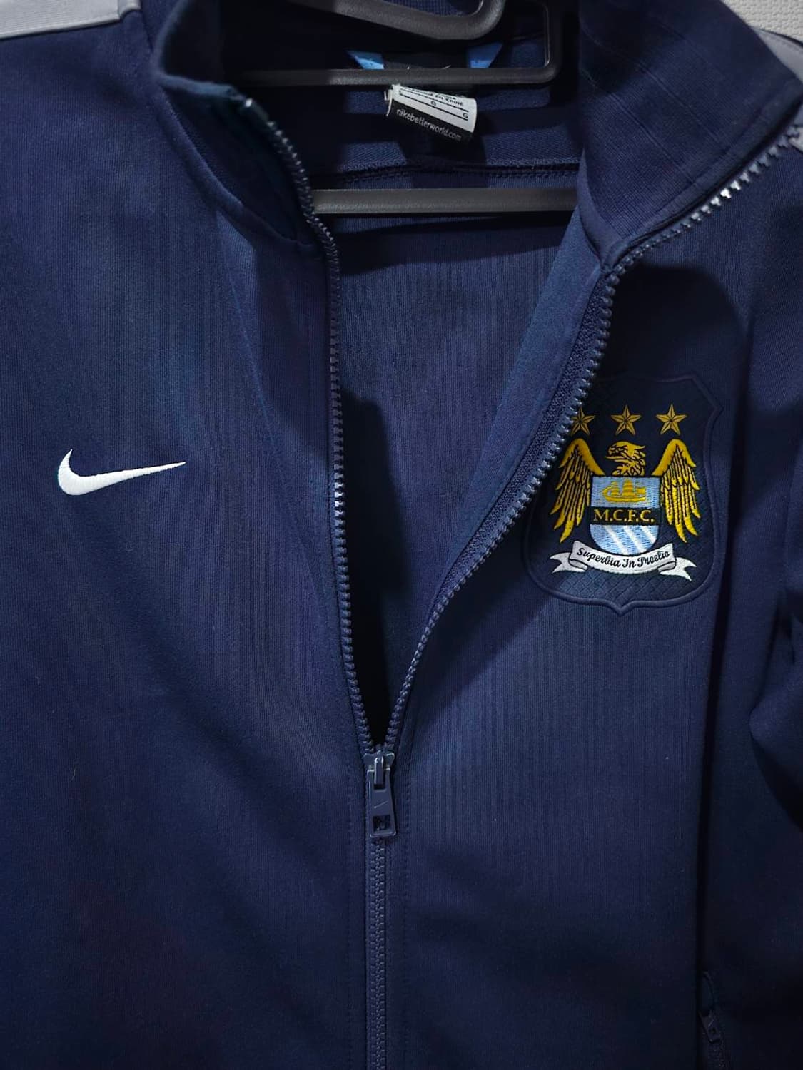 나이키 13-14 맨시티 트랙탑 져지 네이비 100 / L 상품이미지3