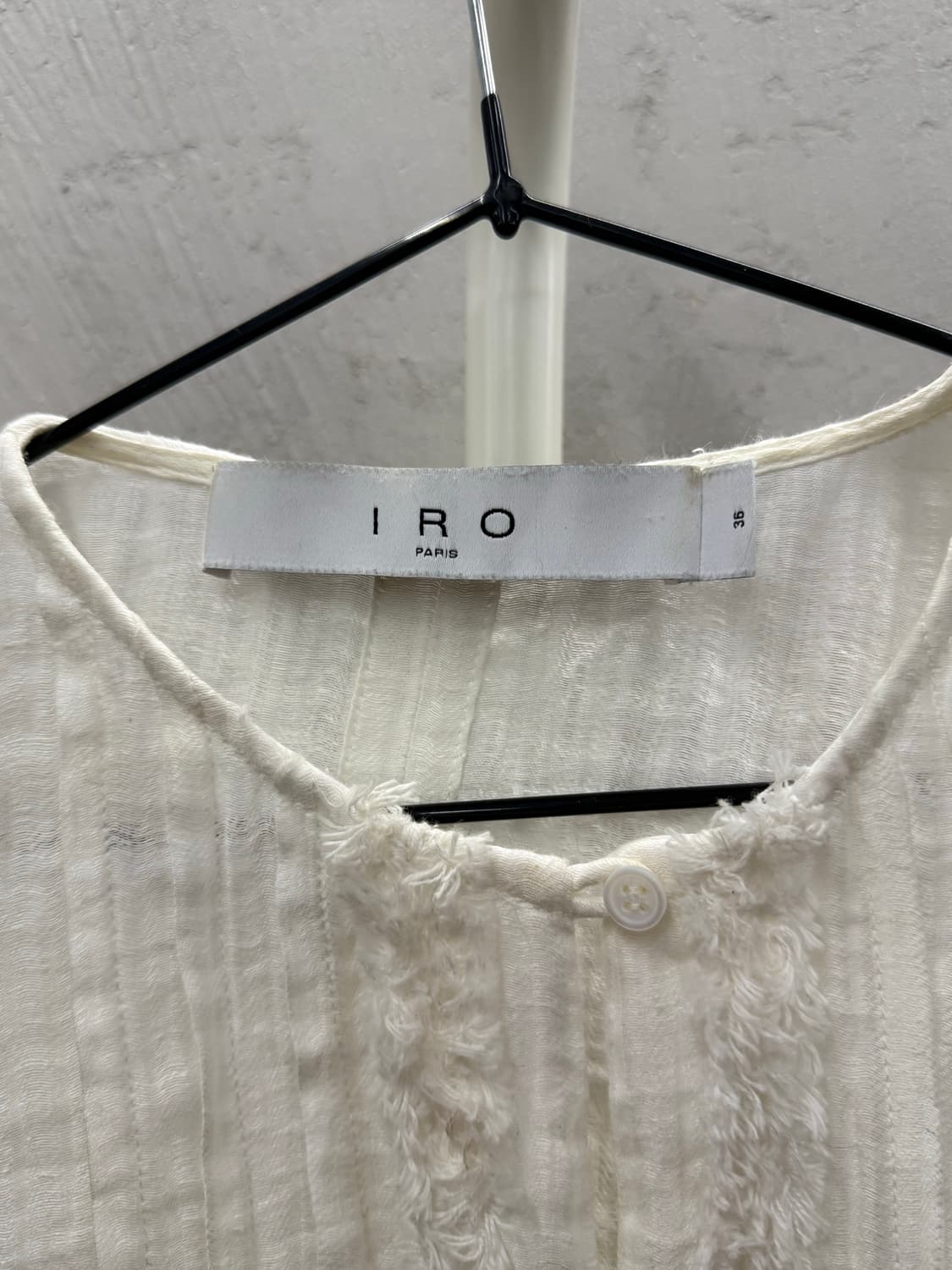 IRO 이로 camer 22s 화이트 블라우스 36 상품이미지4