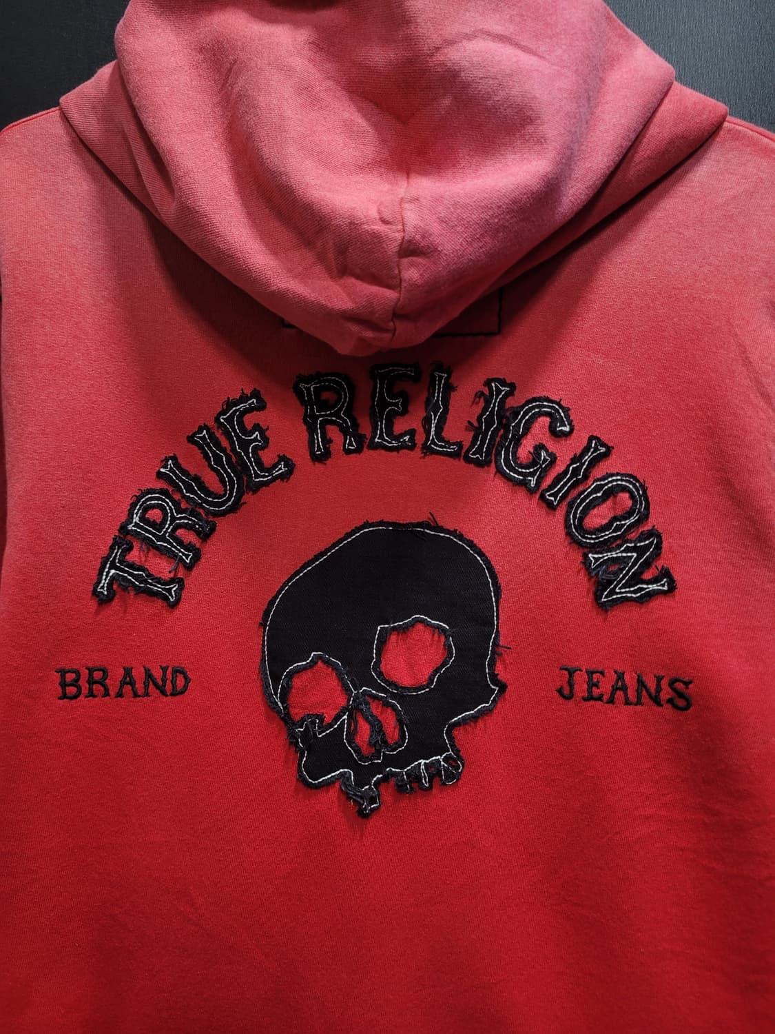 TRUE RELIGION 트루릴리젼 빈티지 페이디드 후드집업  상품이미지5