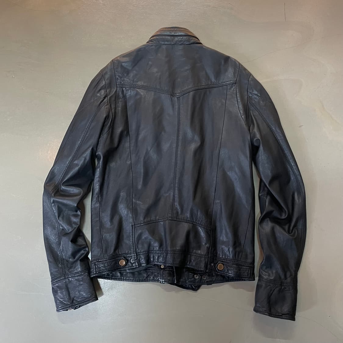 디젤 양가죽 라이더 자켓 상품이미지2