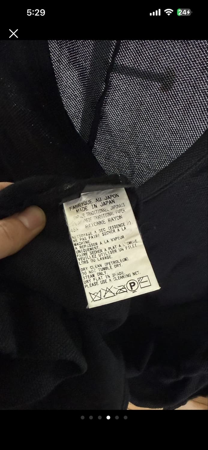 요지 야마모토 롱 가디건 상품이미지4