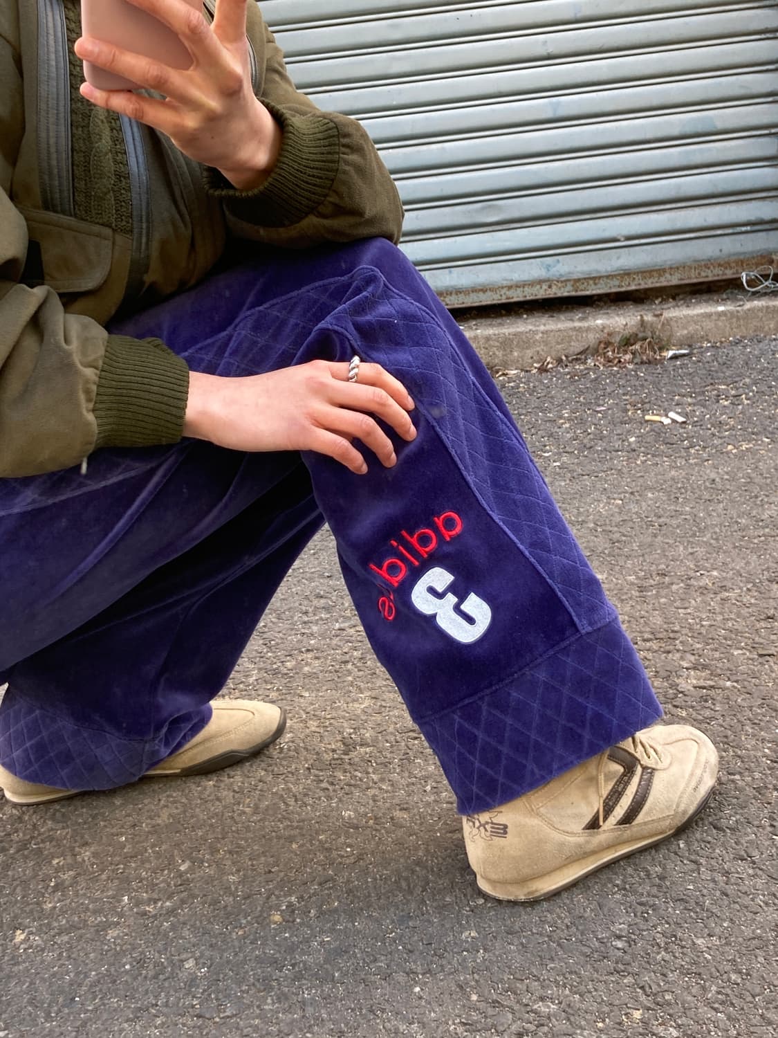 Adidas 90's 벨벳팬츠 상품이미지1