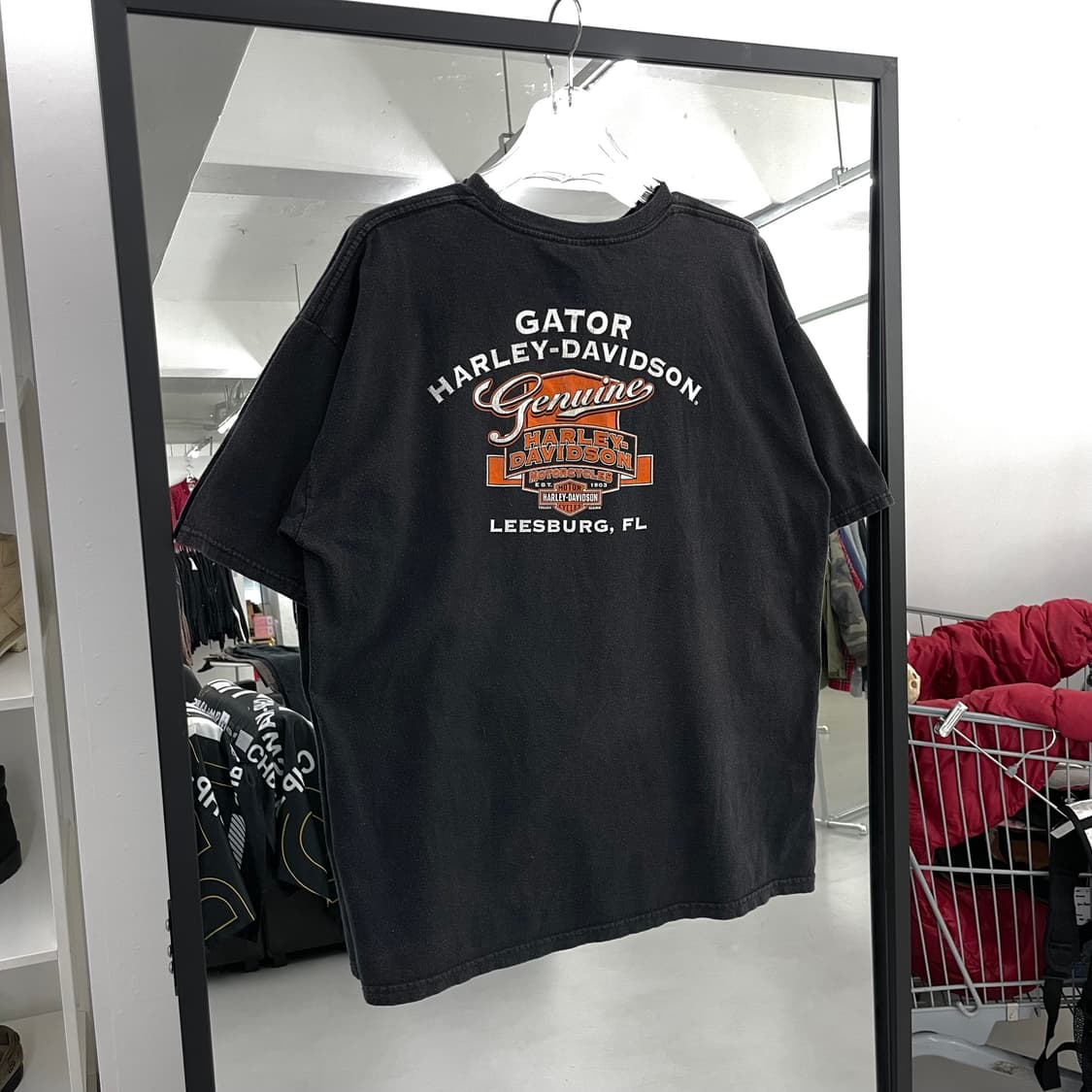 할리데이비슨 이글 페이딩 빈티지 반팔 티셔츠 상품이미지5