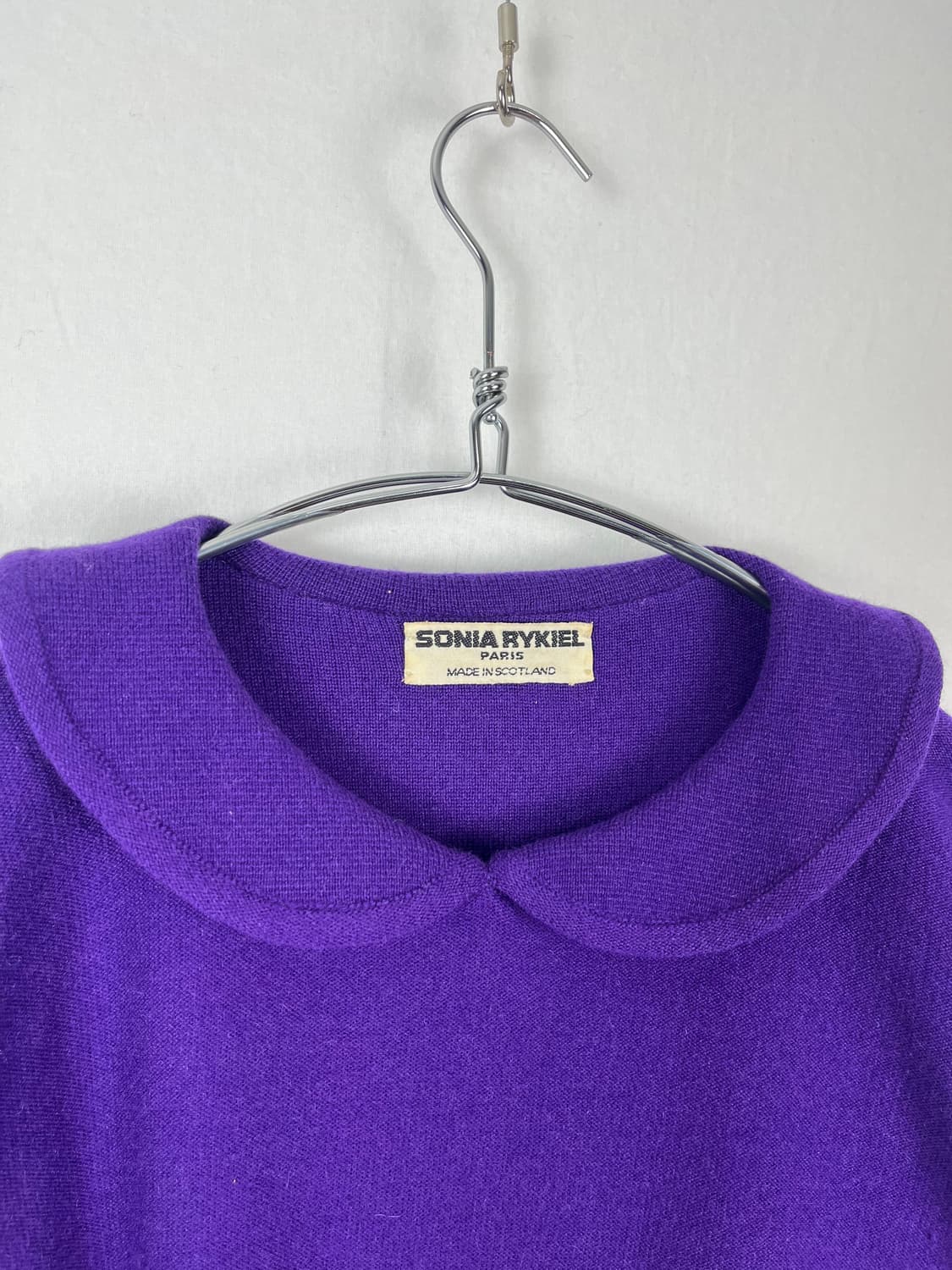 Sonia Rykiel (made in Scotland) 퍼플컬러 니트  상품이미지4