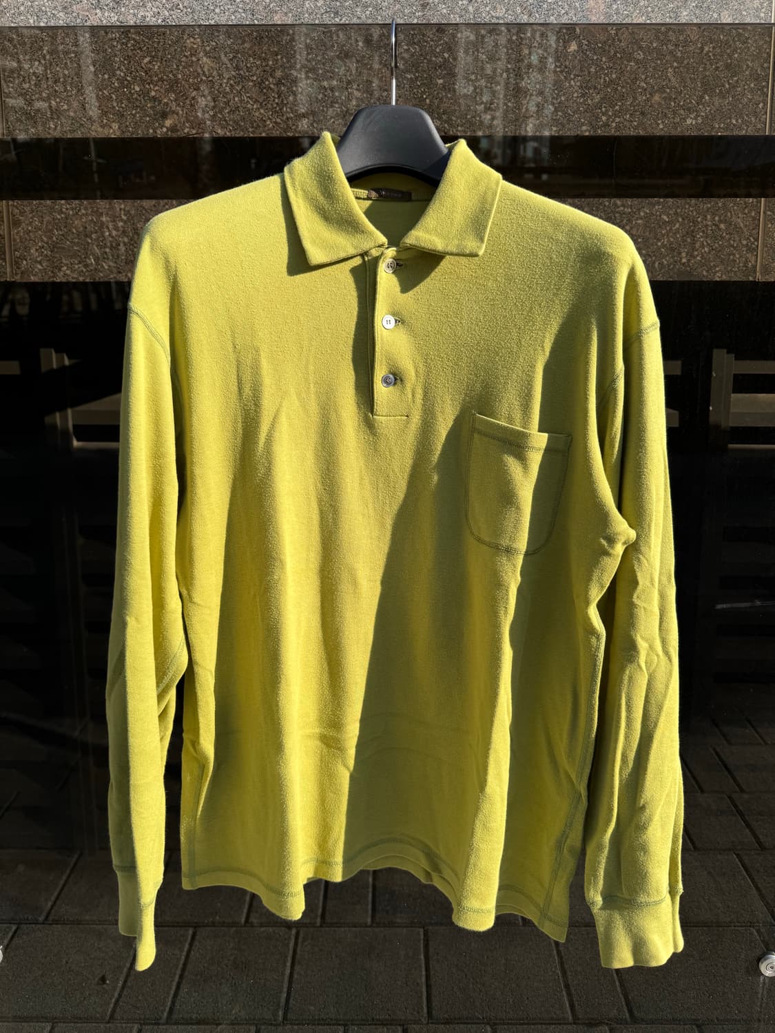 요지야마모토 Y’s 롱슬리브 그린 상품이미지2