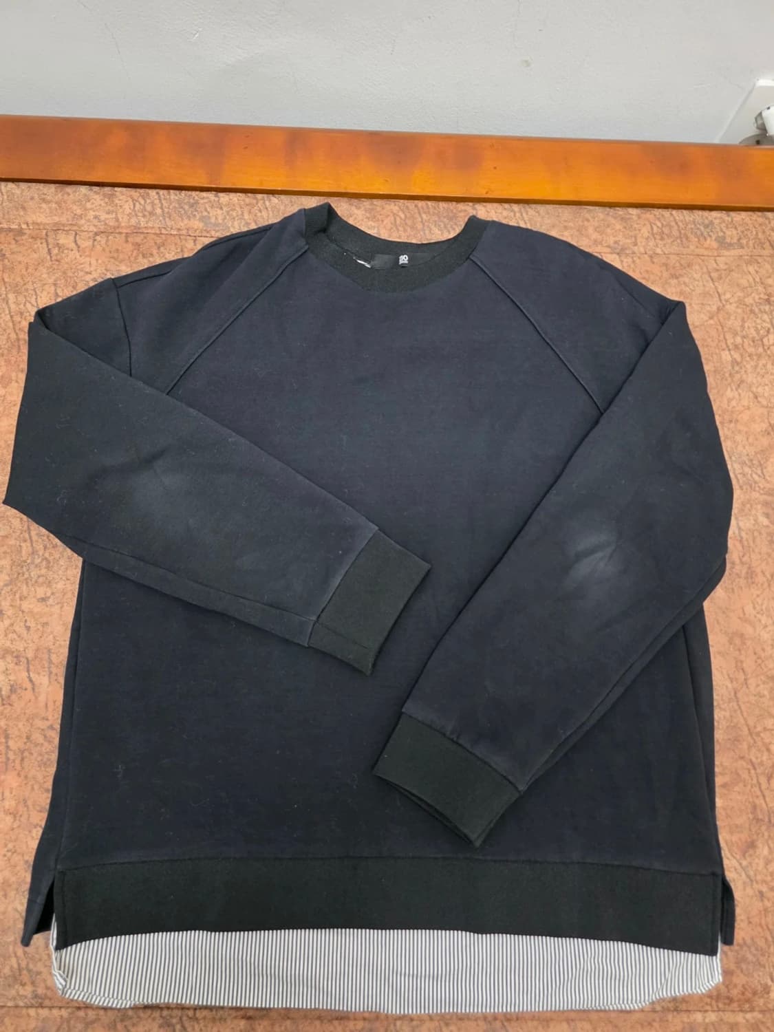 지오송지오 레이어드 맨투맨 상품이미지4