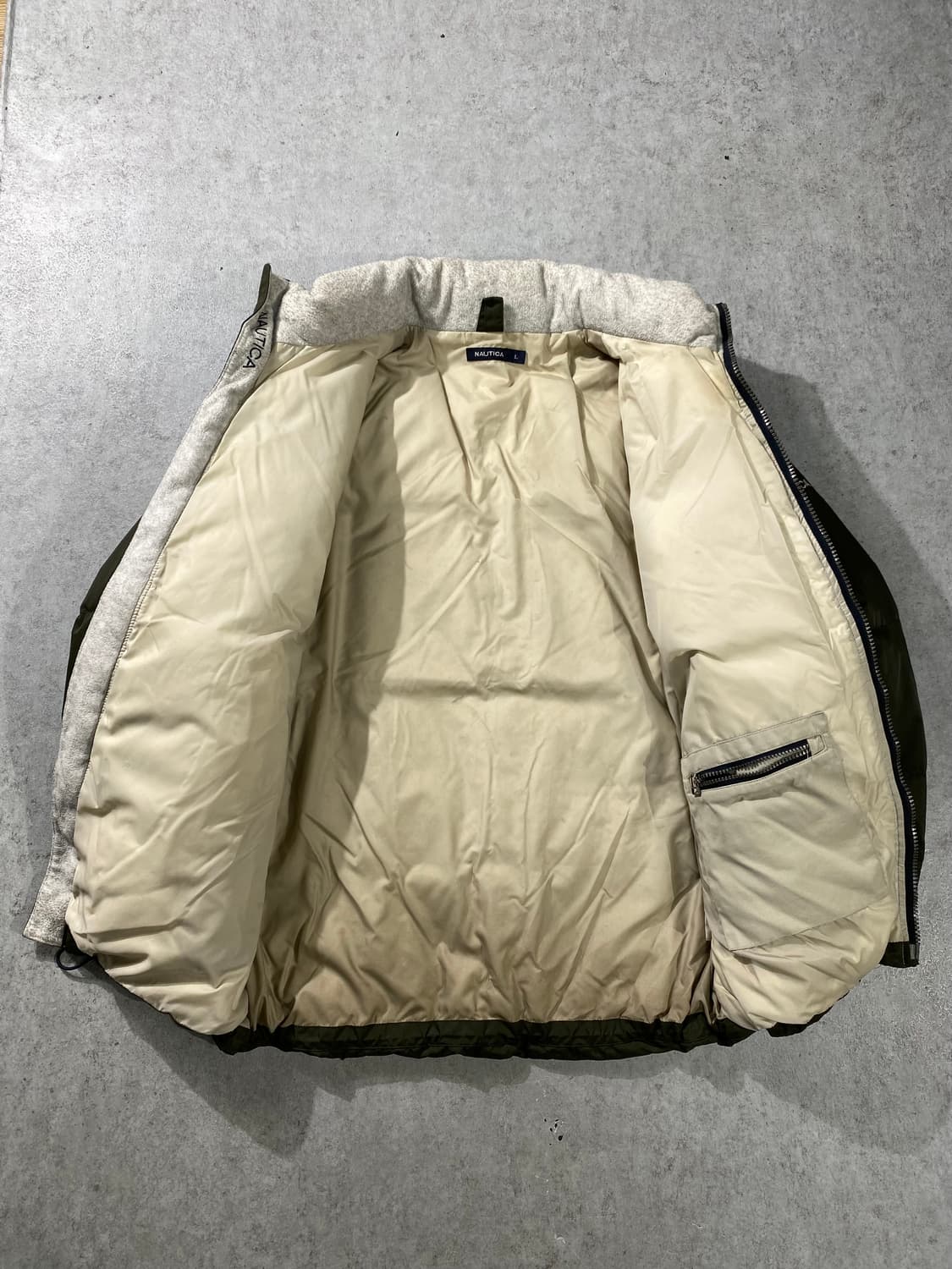 [L] Nautica 노티카 카키 투웨이 덕다운 패딩 상품이미지6