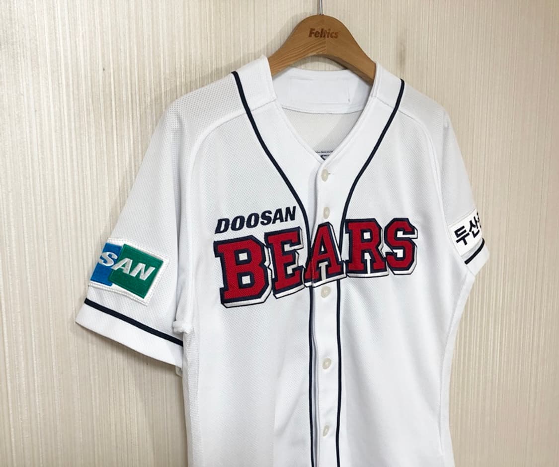 KBO 위팬 두산베어스 홈유니폼/져지 90 #10 최준석 상품이미지5