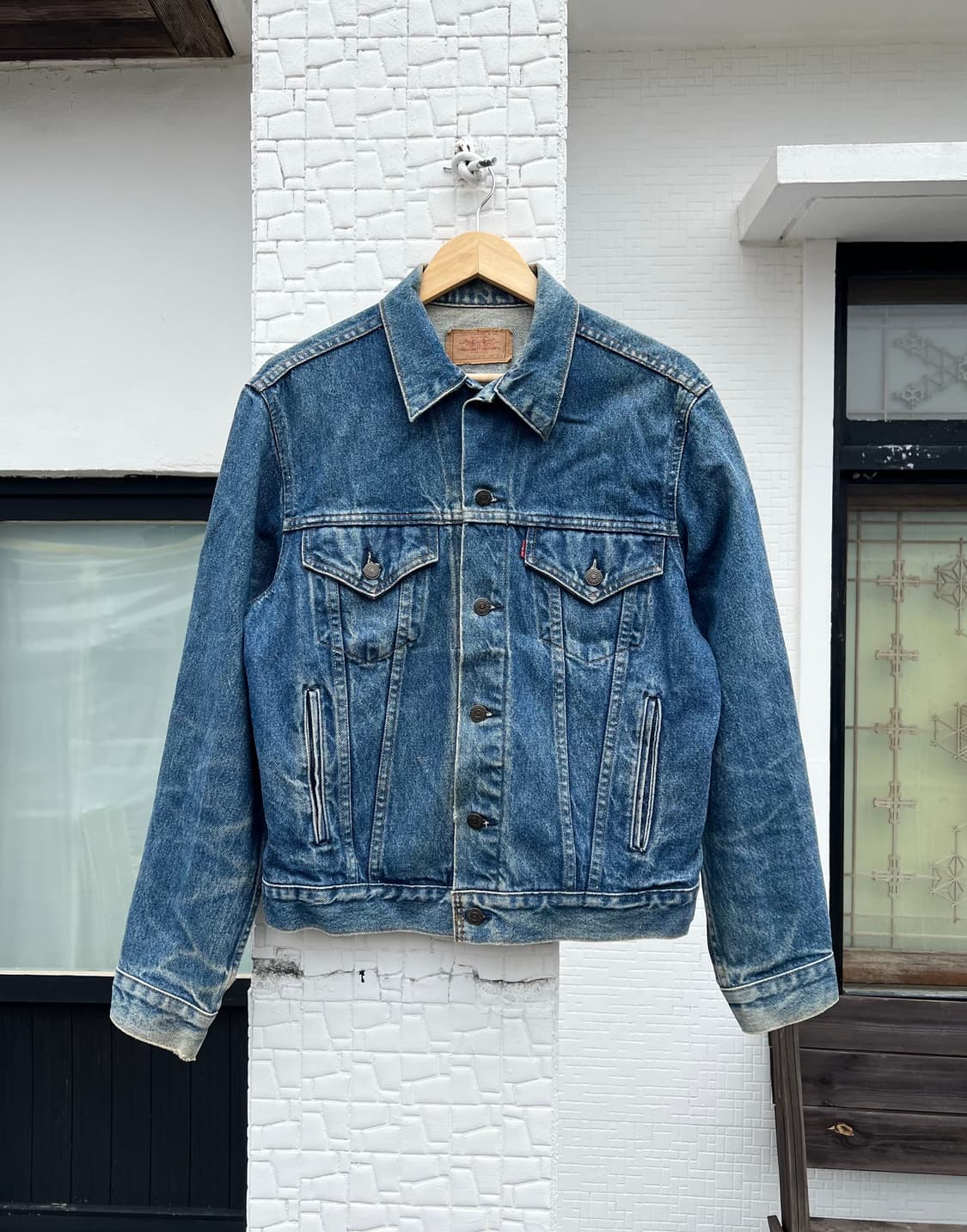 80s Made USA 리바이스 70506 트러커 자켓 상품이미지1
