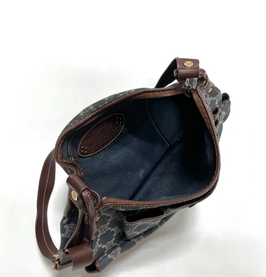 셀린느 블라종 데님 메신저백 상품이미지5