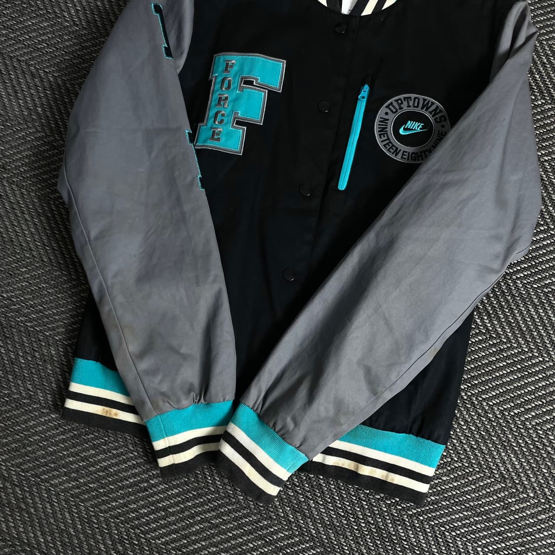00s 나이키 에어포스 업타운 바시티 자켓o 3356 상품이미지6