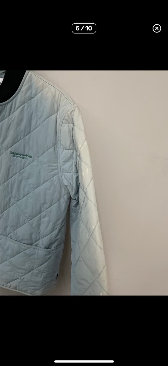 디스이즈네버댓 스카이블루 퀄팅자켓 A3216 상품이미지5