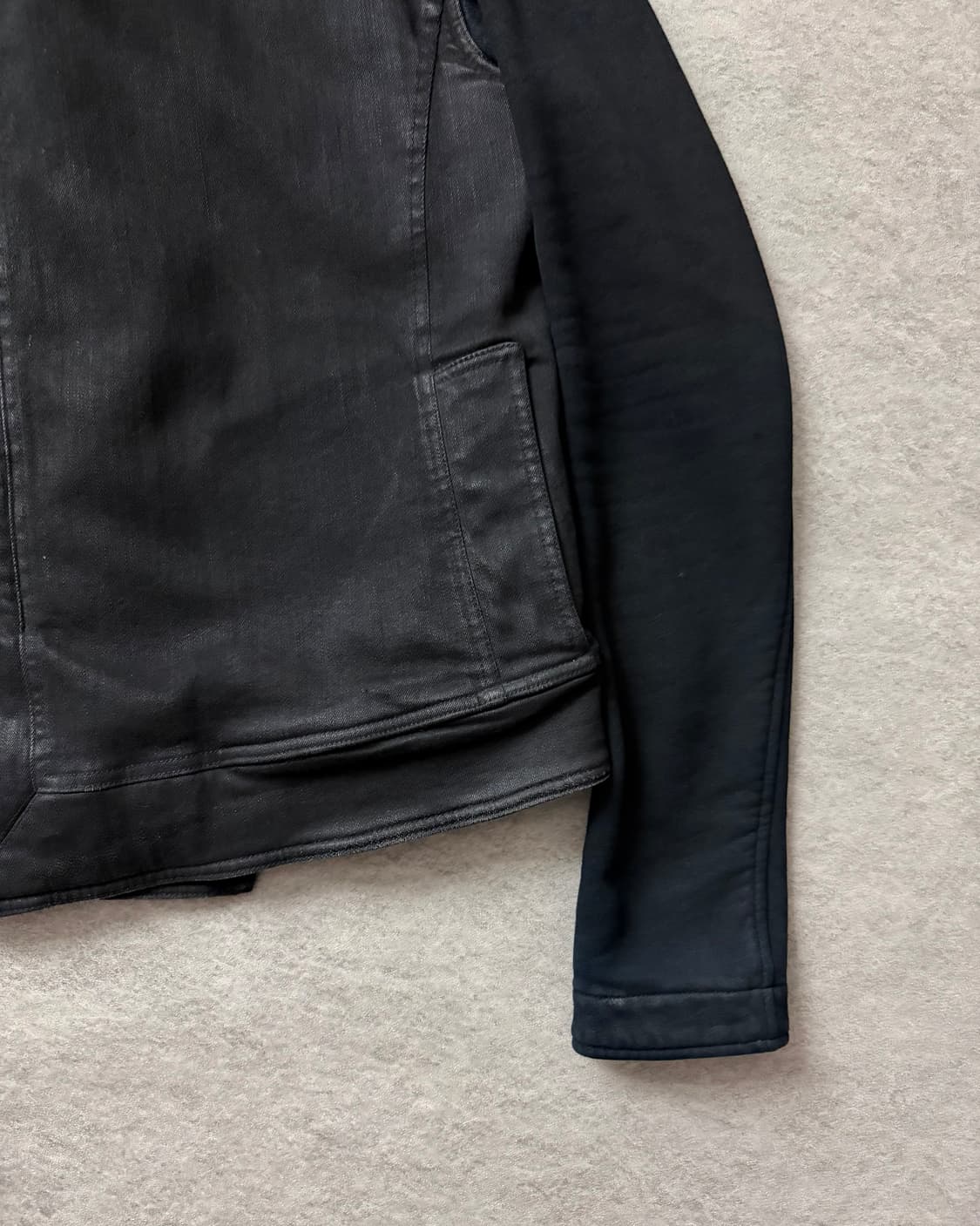 15AW 가레스퓨 사선 비대칭 하이넥 자켓 상품이미지8