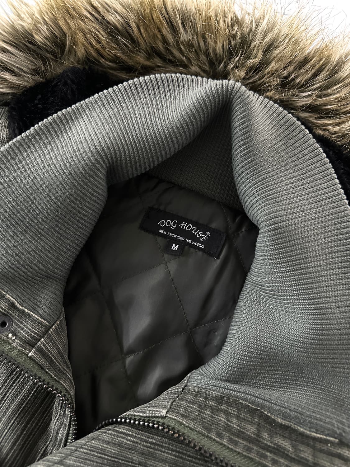 빈티지 도그하우스 N2B 스타일 밀리터리 퍼 후드 자켓 상품이미지4